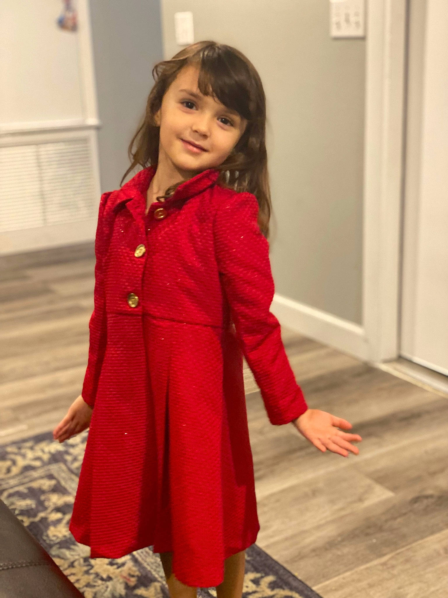 Haley is registered to the contest to win money with this photo: blazer, collar, day_dress, dress_shirt, event, face, fashion_design, flooring, formal_wear, joint, joy, knee, neck, outerwear, person, shoulder, sleeve, smile, street_fashion, thigh