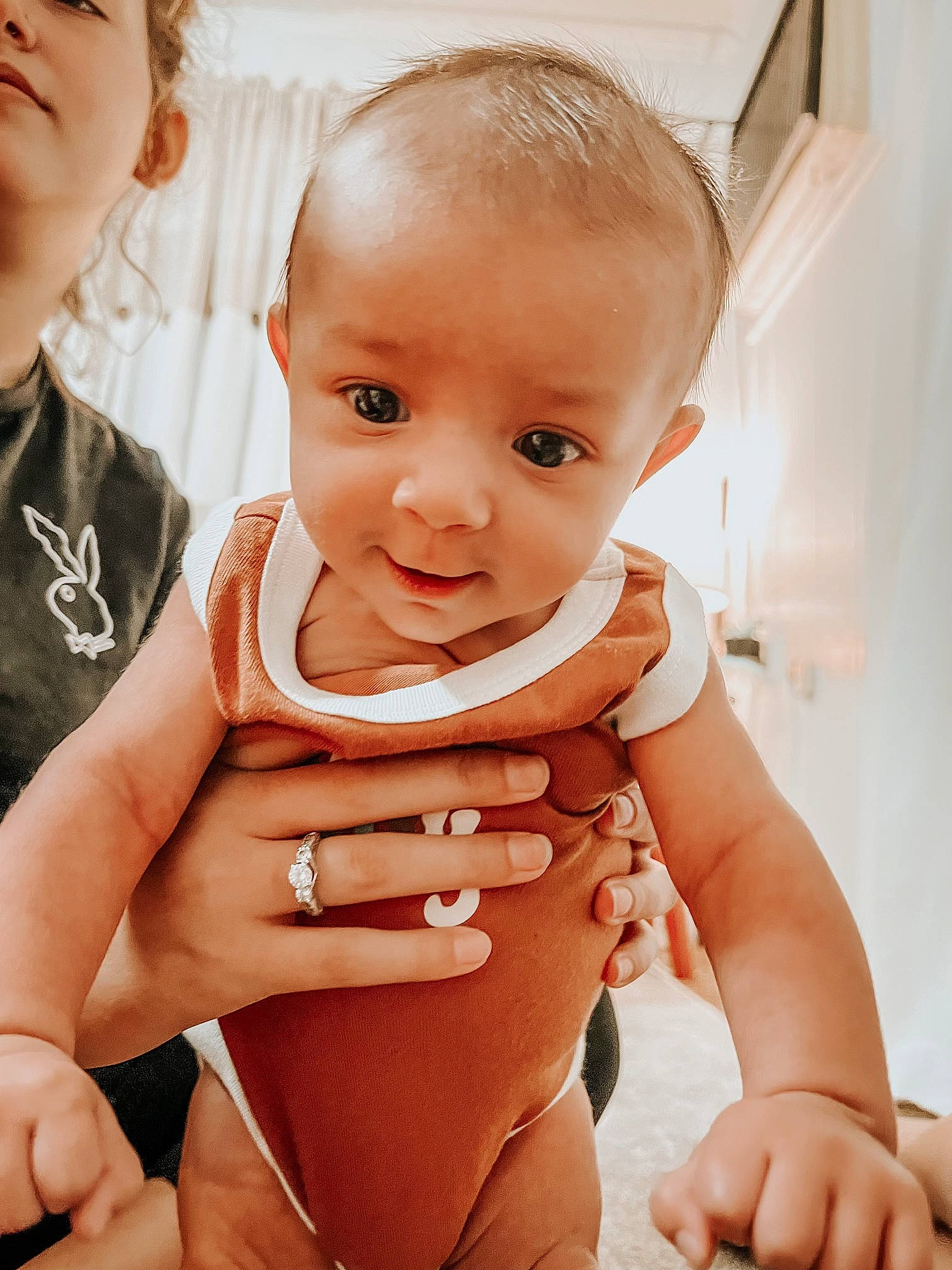 Tuff joined the competition — help win amazing prizes! baby, cheek, chest, eye, face, facial_expression, finger, gesture, hand, happy, joint, leg, mouth, muscle, neck, person, shoulder, skin, smile, stomach