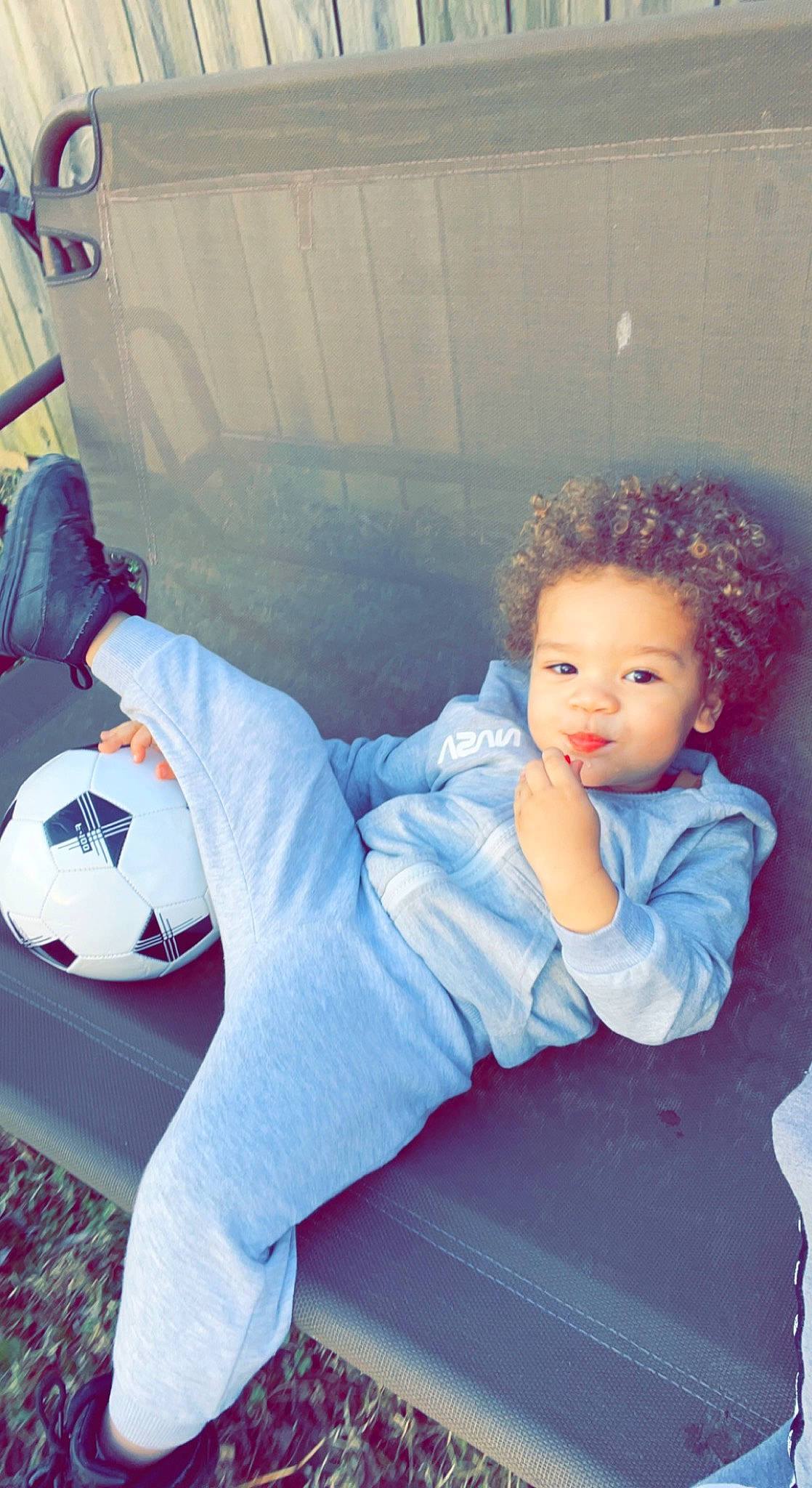 Kyren joined the competition — help win amazing prizes! blond, child, comfort, cool, couch, electric_blue, eye, flash_photography, flooring, foot, fun, happy, human_leg, knee, leisure, person, sitting, sock, sportswear, t_shirt