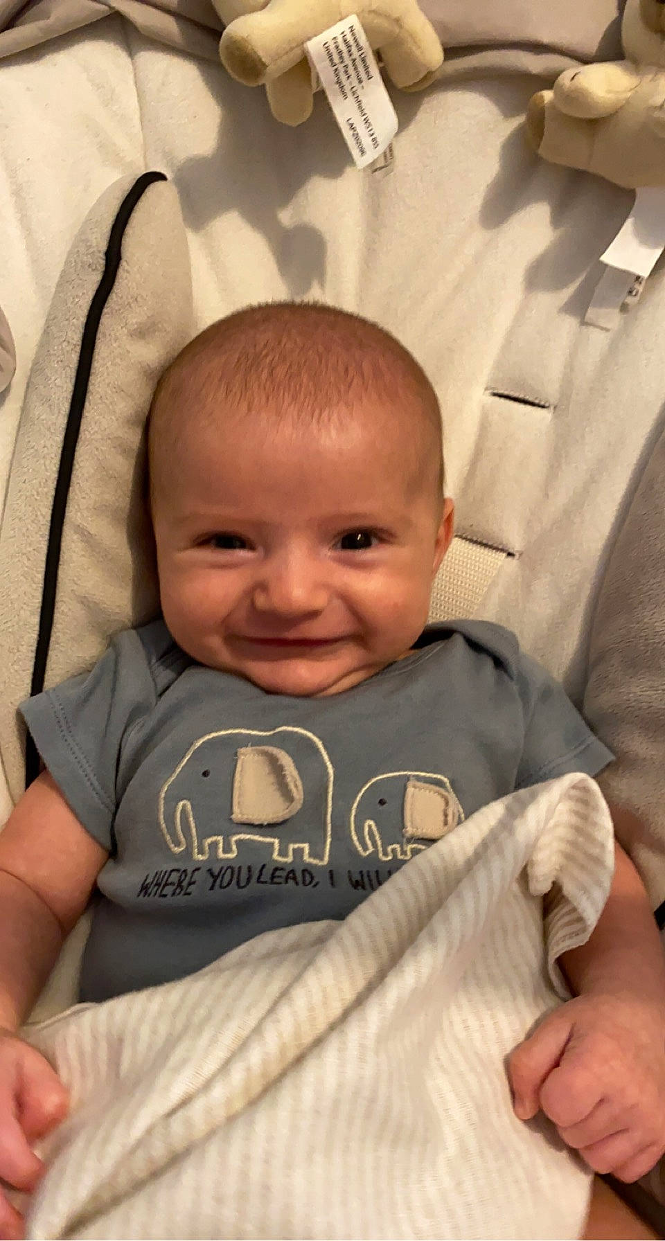 Maverick joined the competition — help win amazing prizes! baby, baby_toddler_clothing, cheek, chin, comfort, eye, eyebrow, face, finger, gesture, happy, head, iris, mouth, nose, person, skin, sleeve, smile, textile