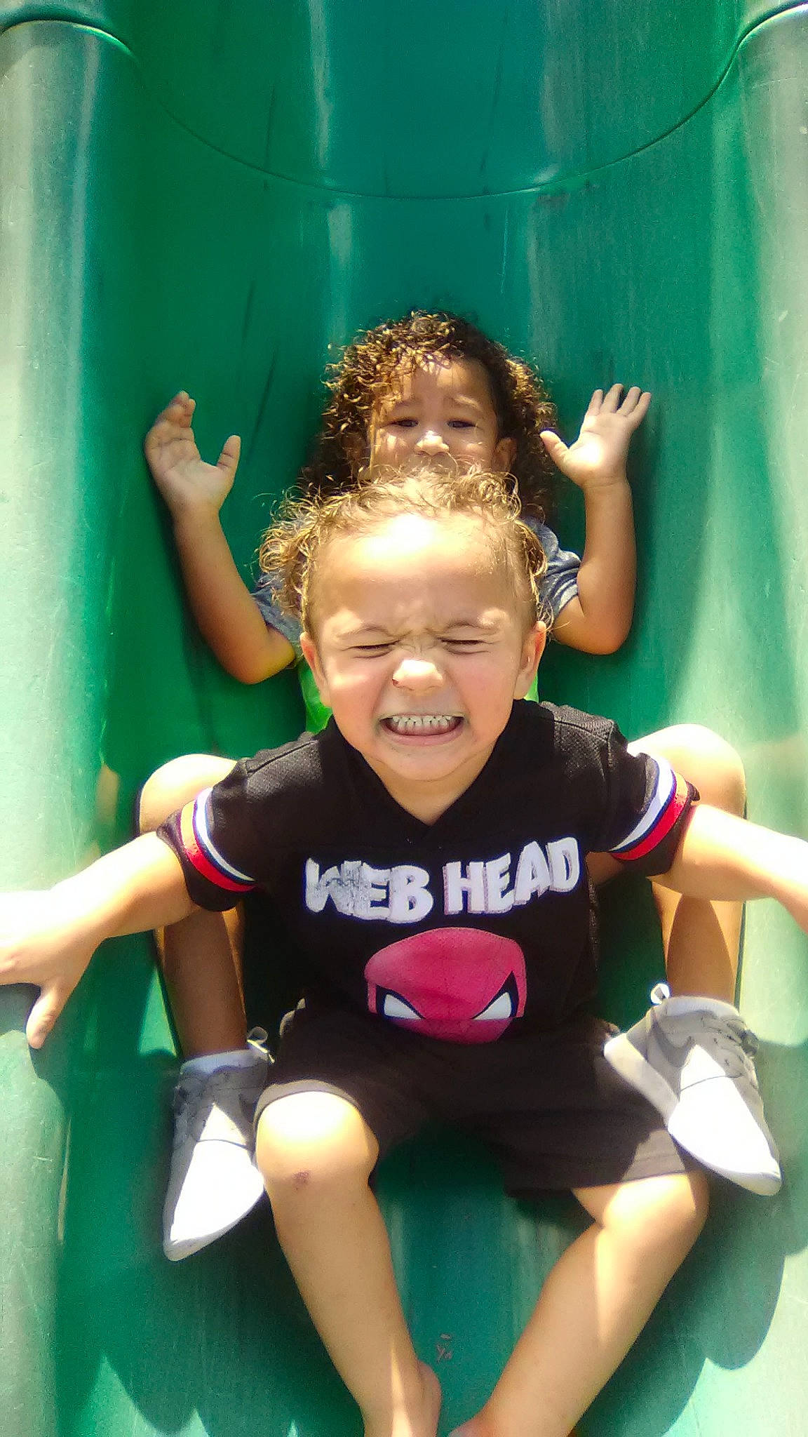 Darian joined the competition — help win amazing prizes! child, cool, facial_expression, fun, girl, green, happiness, joy, leisure, person, play, product, sitting, smile, toddler, vacation