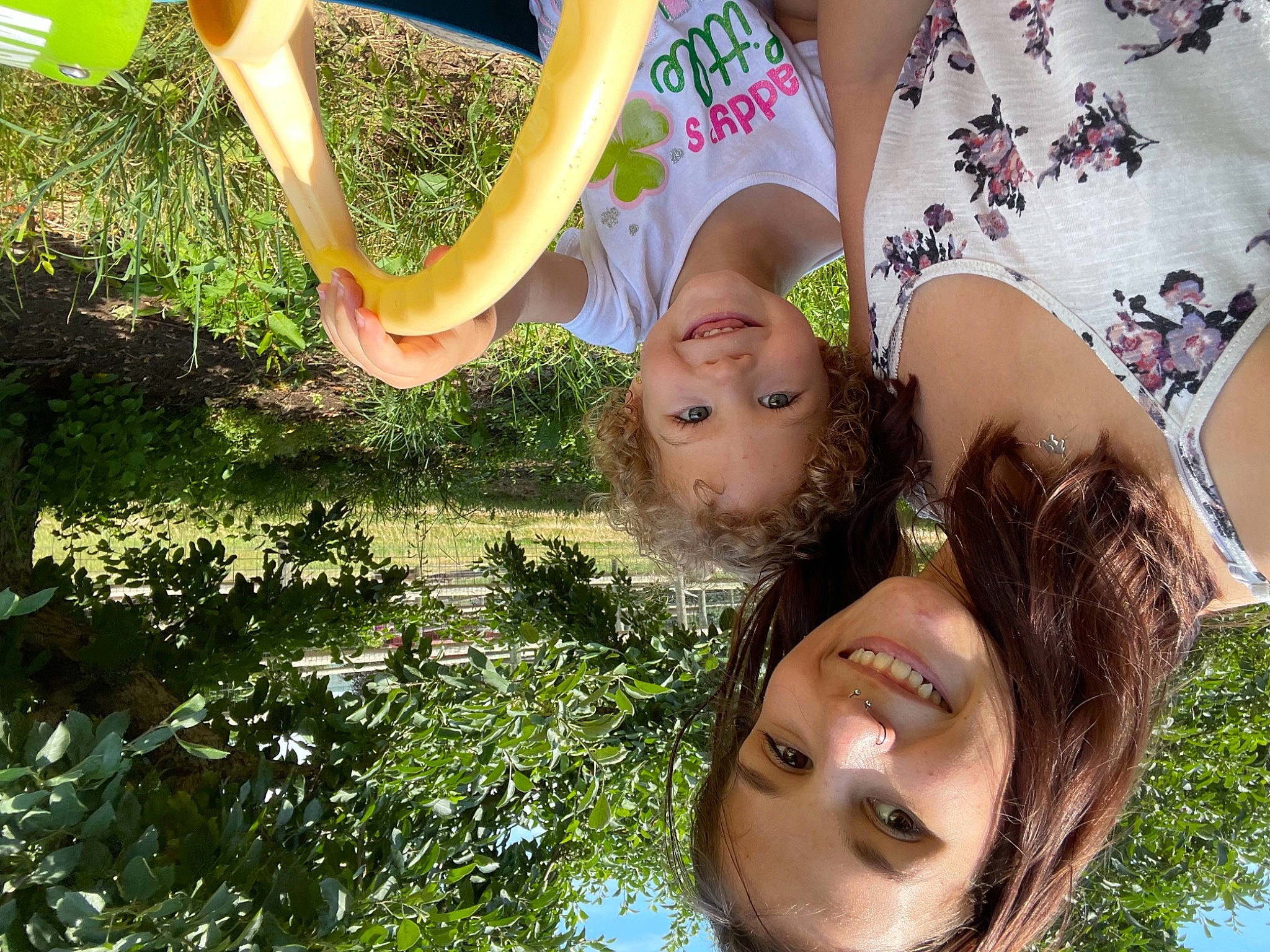 Ellianna joined the competition — help win amazing prizes! botany, eyewear, face, facial_expression, fun, gesture, green, happy, joy, leaf, mouth, neck, people_in_nature, person, photograph, plant, shorts, skin, smile, sunlight