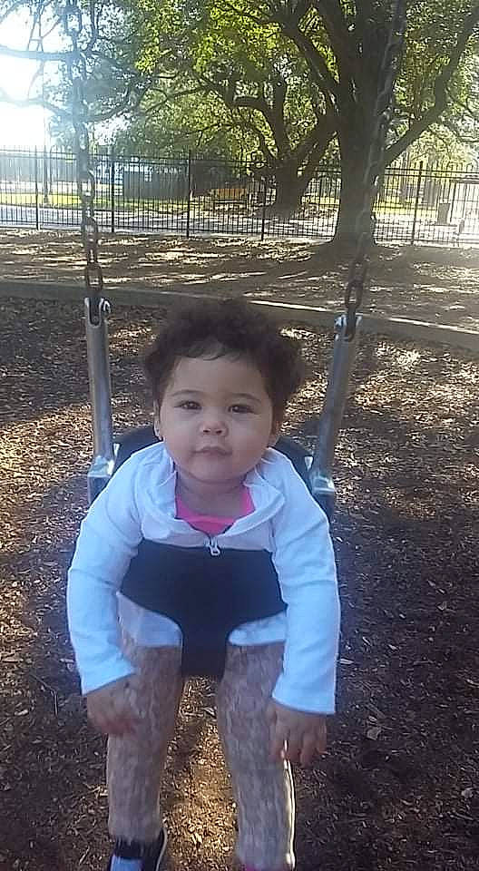 Cassie joined the competition — help win amazing prizes! active_pants, baby, baby_toddler_clothing, beauty, black_hair, child, human_settlement, iron, mesh, outdoor_play_equipment, person, play, playground, public_space, shade, sleeve, snapshot, standing, swing, tints_and_shades