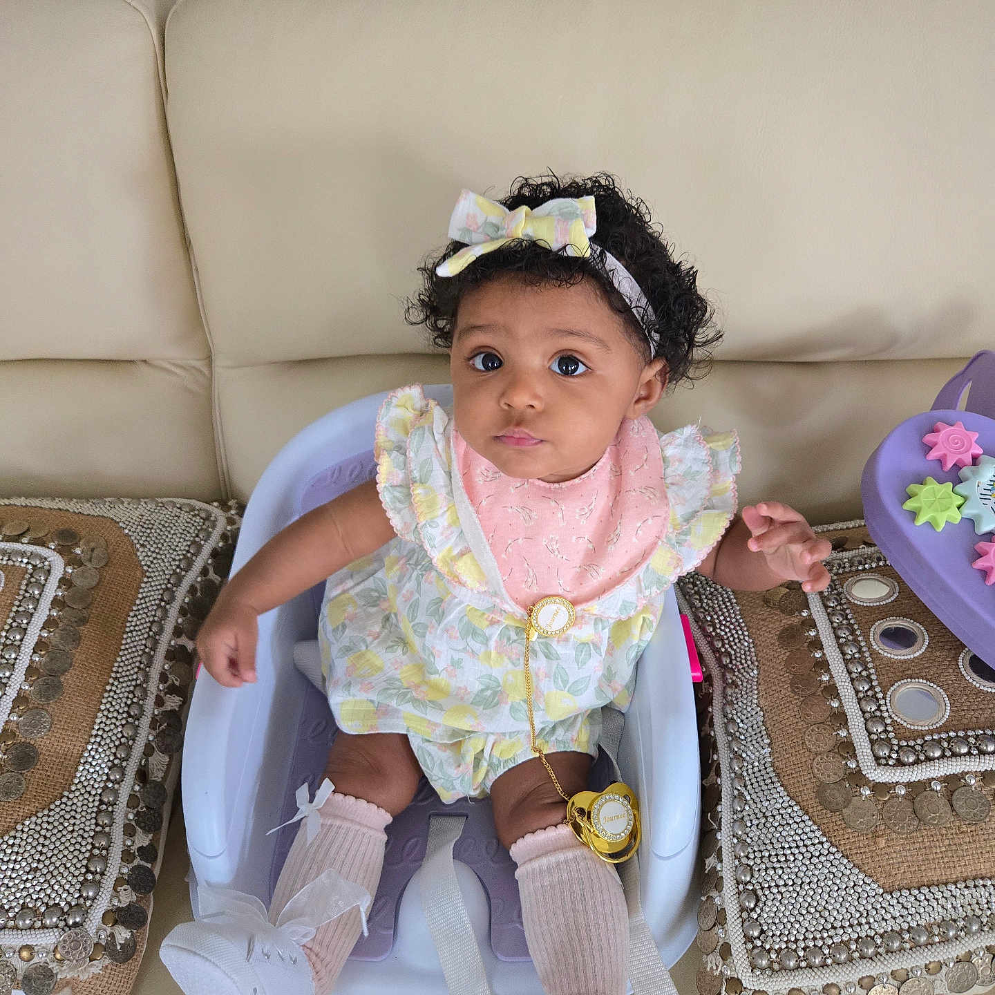 Jour is registered to the contest to win money with this photo: architecture, bathroom, building, child, clothing, couch, face, female, furniture, girl, hat, head, hosiery, indoors, livingroom, person, room, sitting, sock, toilet