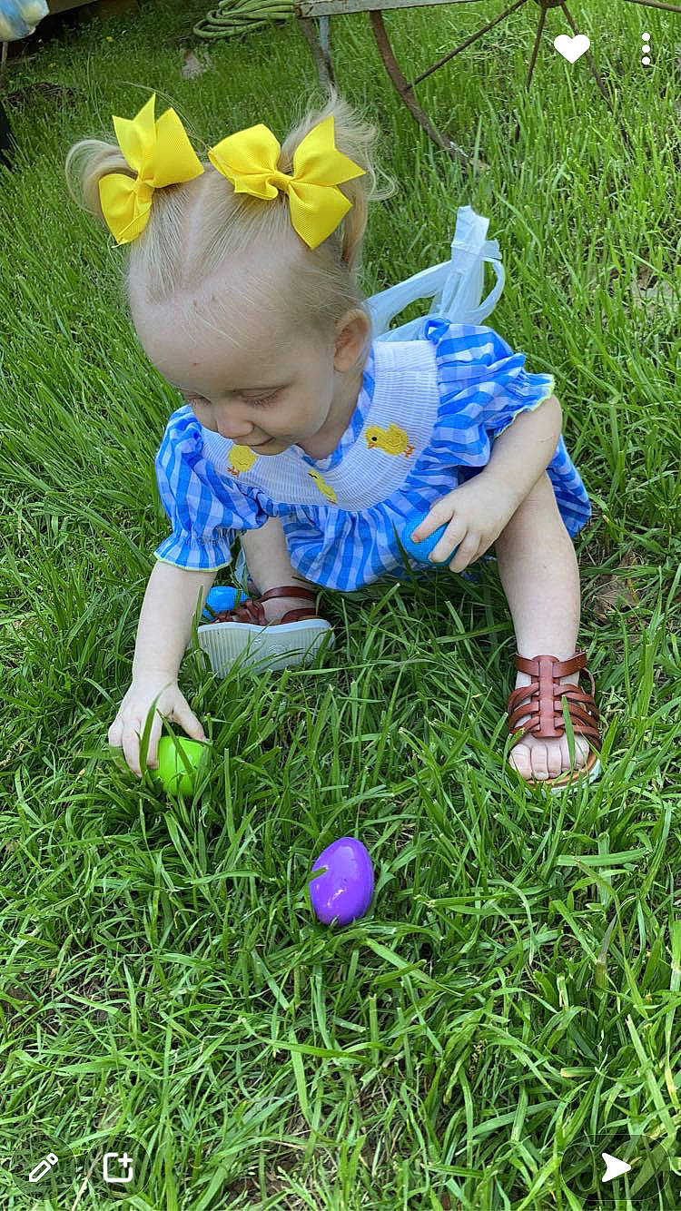 Kendal joined the competition — help win amazing prizes! azure, baby, baby_toddler_clothing, botany, child, electric_blue, flower, fun, grass, grass_family, happy, lawn, leaf, meadow, nature, people_in_nature, person, photograph, plant, summer