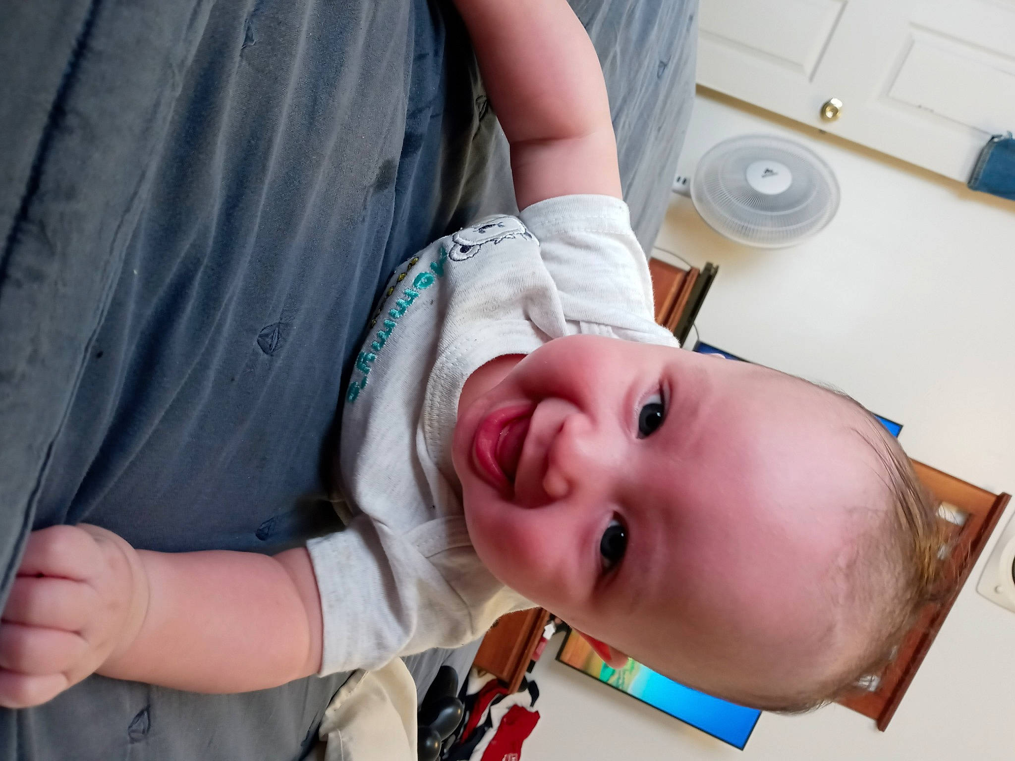 Larry joined the competition — help win amazing prizes! arm, baby, baby_products, baby_toddler_clothing, cheek, chest, child, eyebrow, eyelash, finger, hand, happy, hat, light_switch, mouth, nail, neck, nose, person, skin