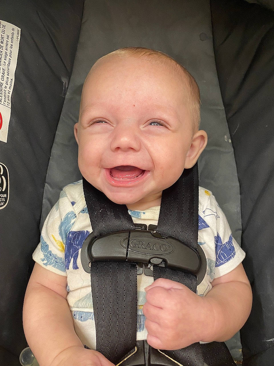 Jonathan joined the competition — help win amazing prizes! arm, baby, baby_in_car_seat, baby_products, baby_safety, baby_toddler_clothing, cheek, child, comfort, cool, electric_blue, finger, fun, happy, person, sitting, skin, sleeve, smile, thumb