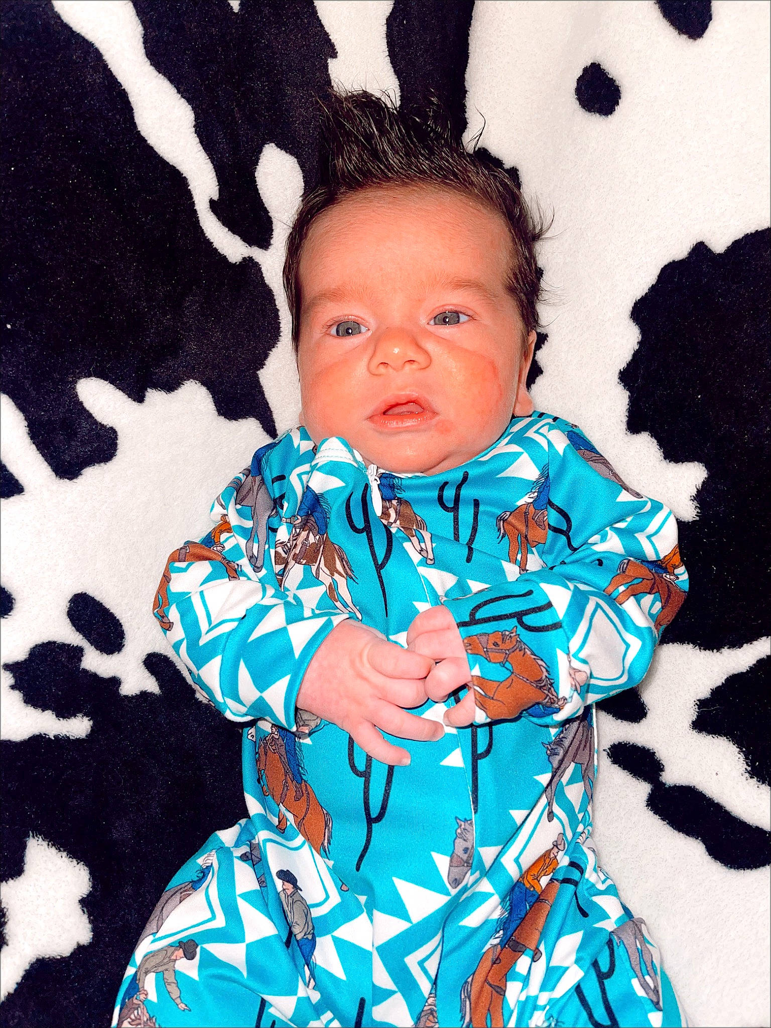 Cayde joined the competition — help win amazing prizes! aqua, azure, baby, baby_toddler_clothing, cheek, child, cool, electric_blue, eye, face, flash_photography, fun, gesture, happy, pattern, people_in_nature, person, sleeve, t_shirt, textile