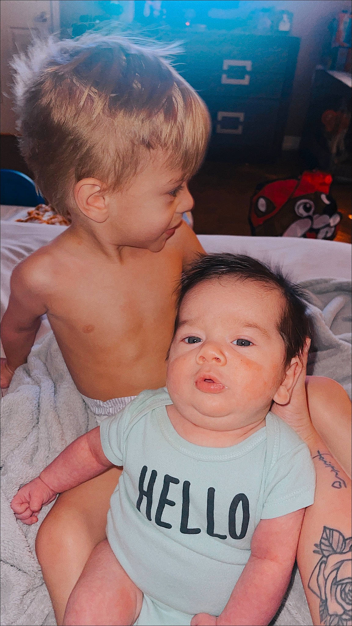 Cayde joined the competition — help win amazing prizes! baby, baby_toddler_clothing, cheek, chin, facial_expression, finger, gesture, happy, head, human_body, interaction, iris, leg, lip, mouth, muscle, neck, nose, person, shoulder