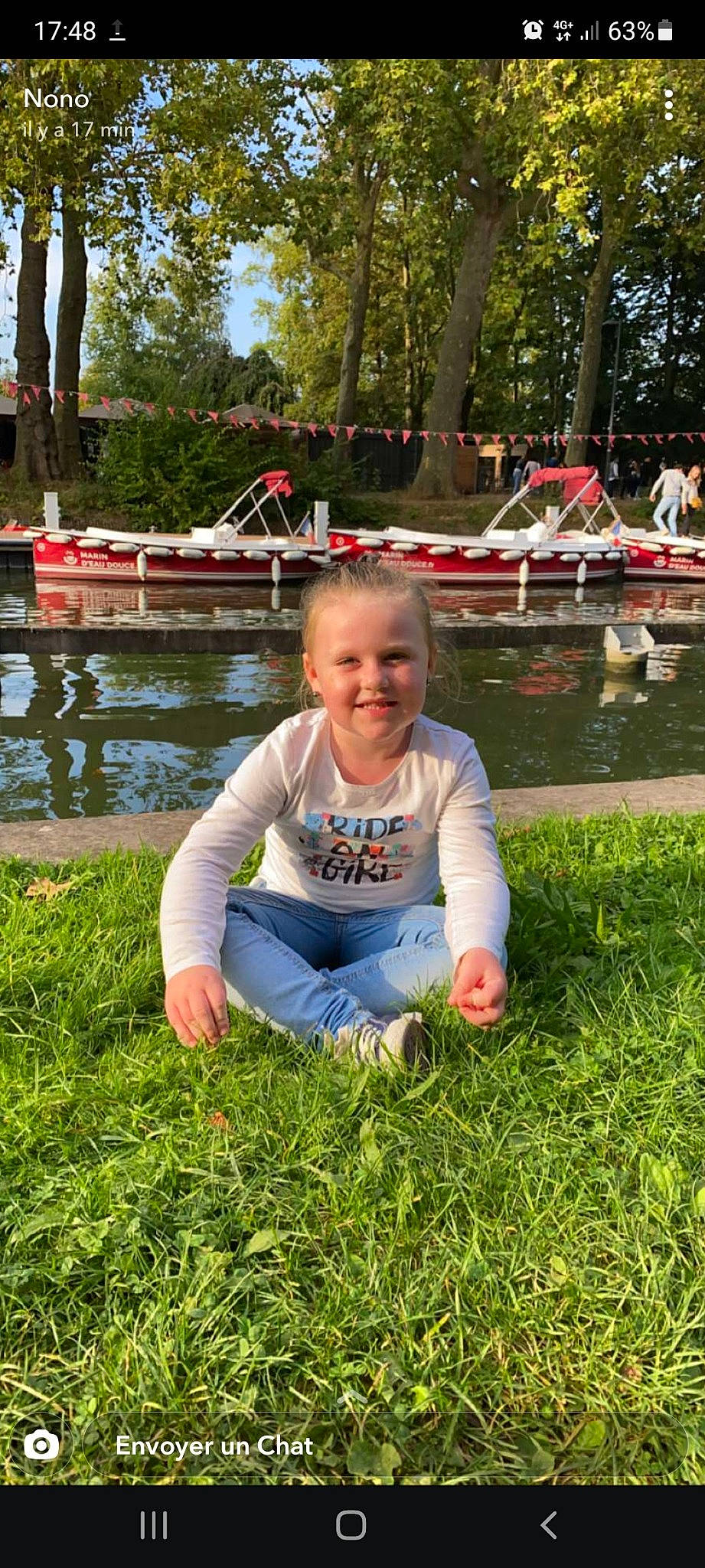 Laura participe au concours pour gagner de l'argent avec cette photo : botany, fun, garden, grass, grass_family, green, groundcover, happy, joy, lake, leisure, nature, people_in_nature, person, plant, recreation, smile, spring, summer, toddler