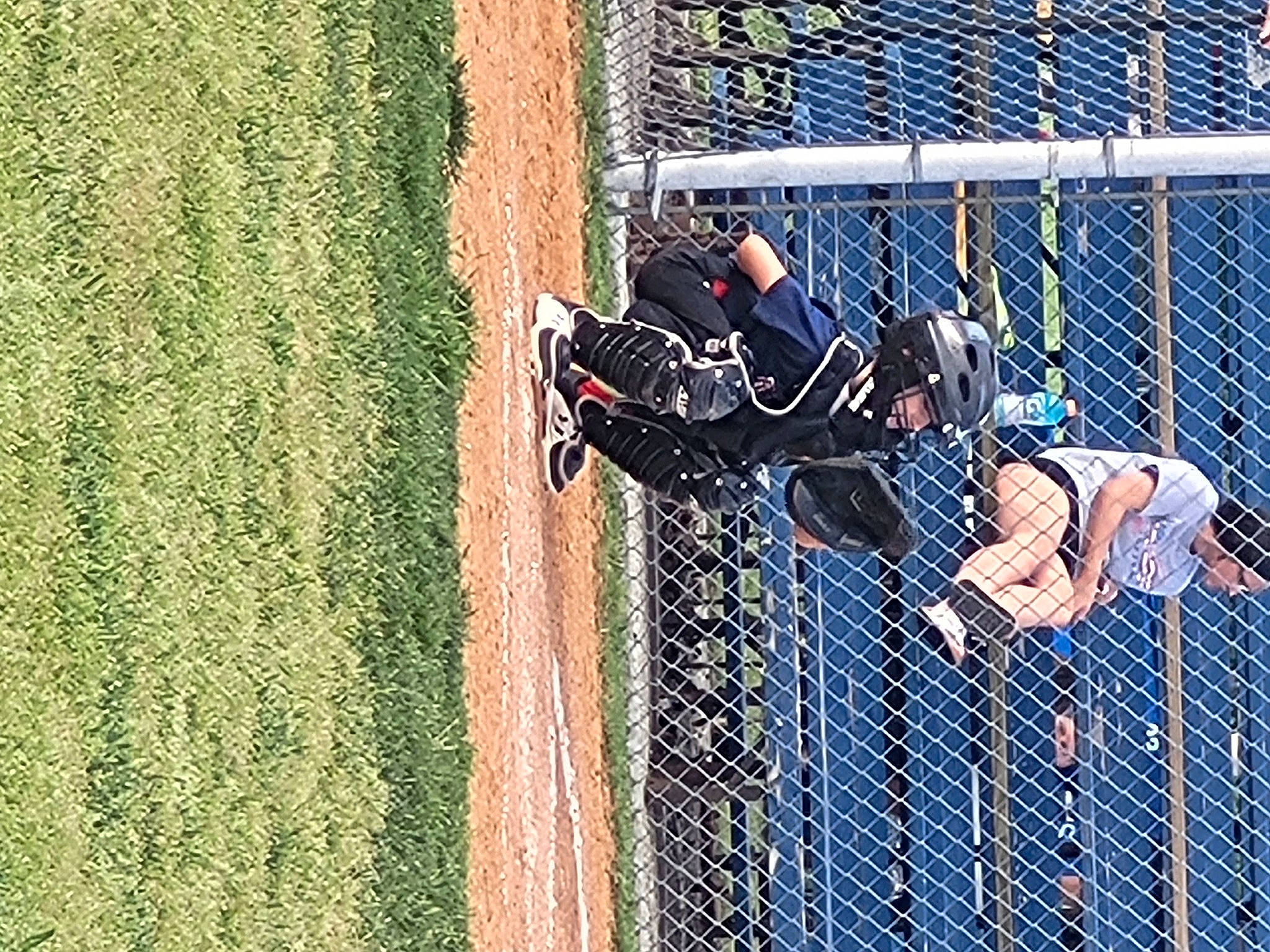 Aydyn joined the competition — help win amazing prizes! chain_link_fencing, fence, fun, grass, headwear, helmet, leisure, mesh, net, pattern, person, personal_protective_equipment, player, recreation, sneakers, sports, sports_equipment, sports_gear, sports_uniform, team_sport