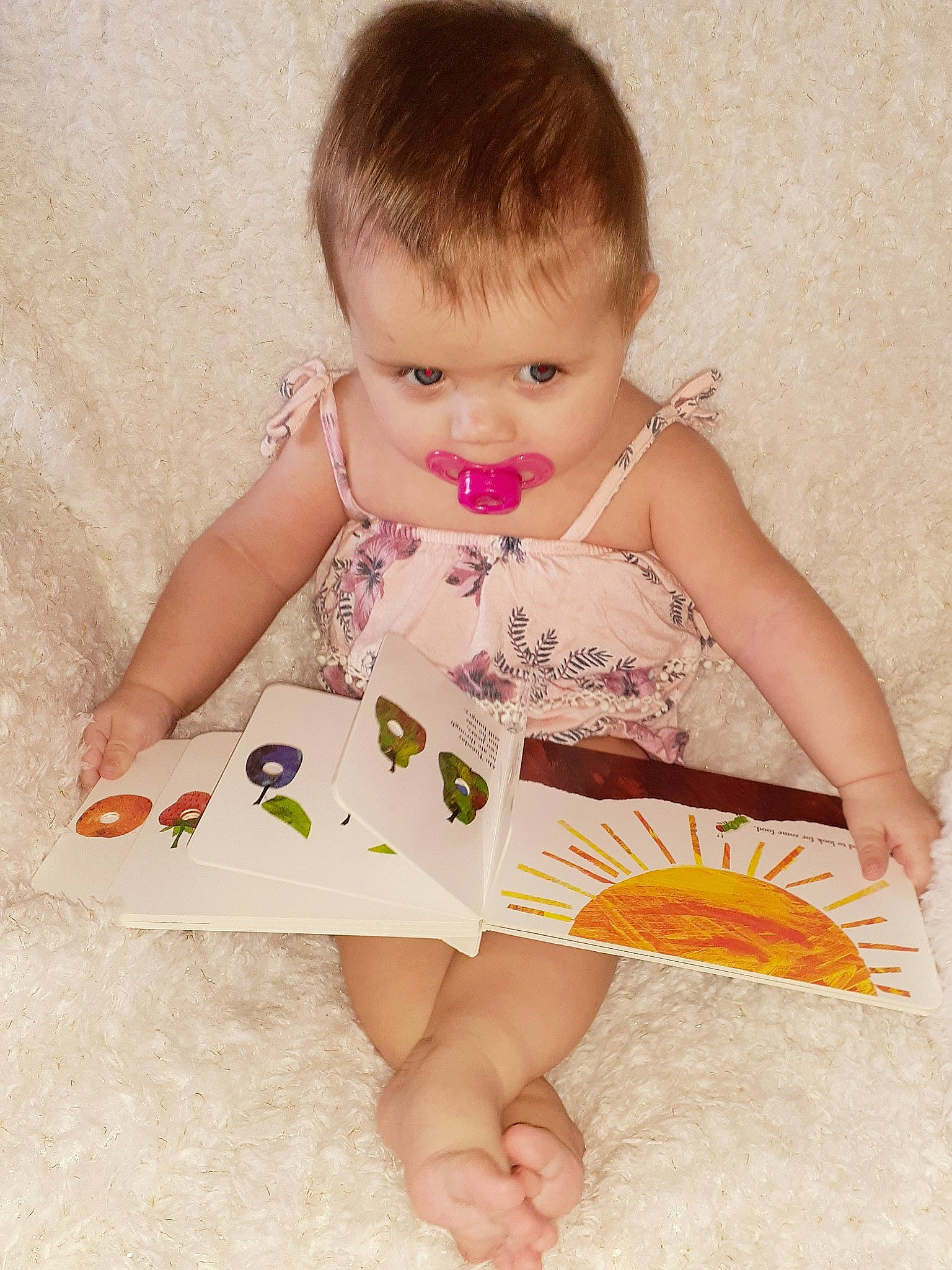 Aspyn joined the competition — help win amazing prizes! baby, baby_products, baby_toddler_clothing, barefoot, child, finger, hand, leg, person, pink, play, product, skin, toddler