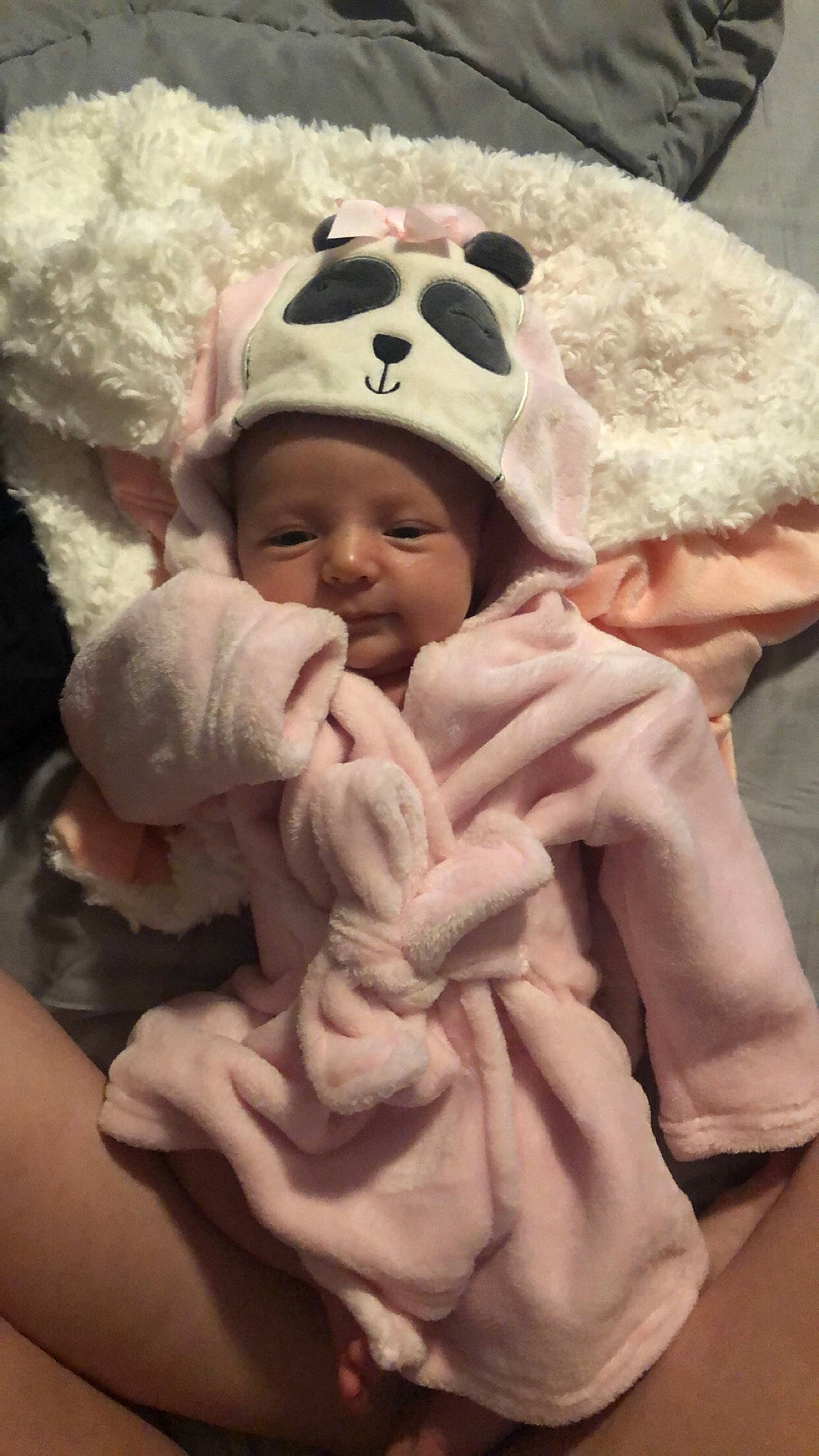 Alayna is registered to the contest to win money with this photo: baby, child, headgear, headwear, person, toddler