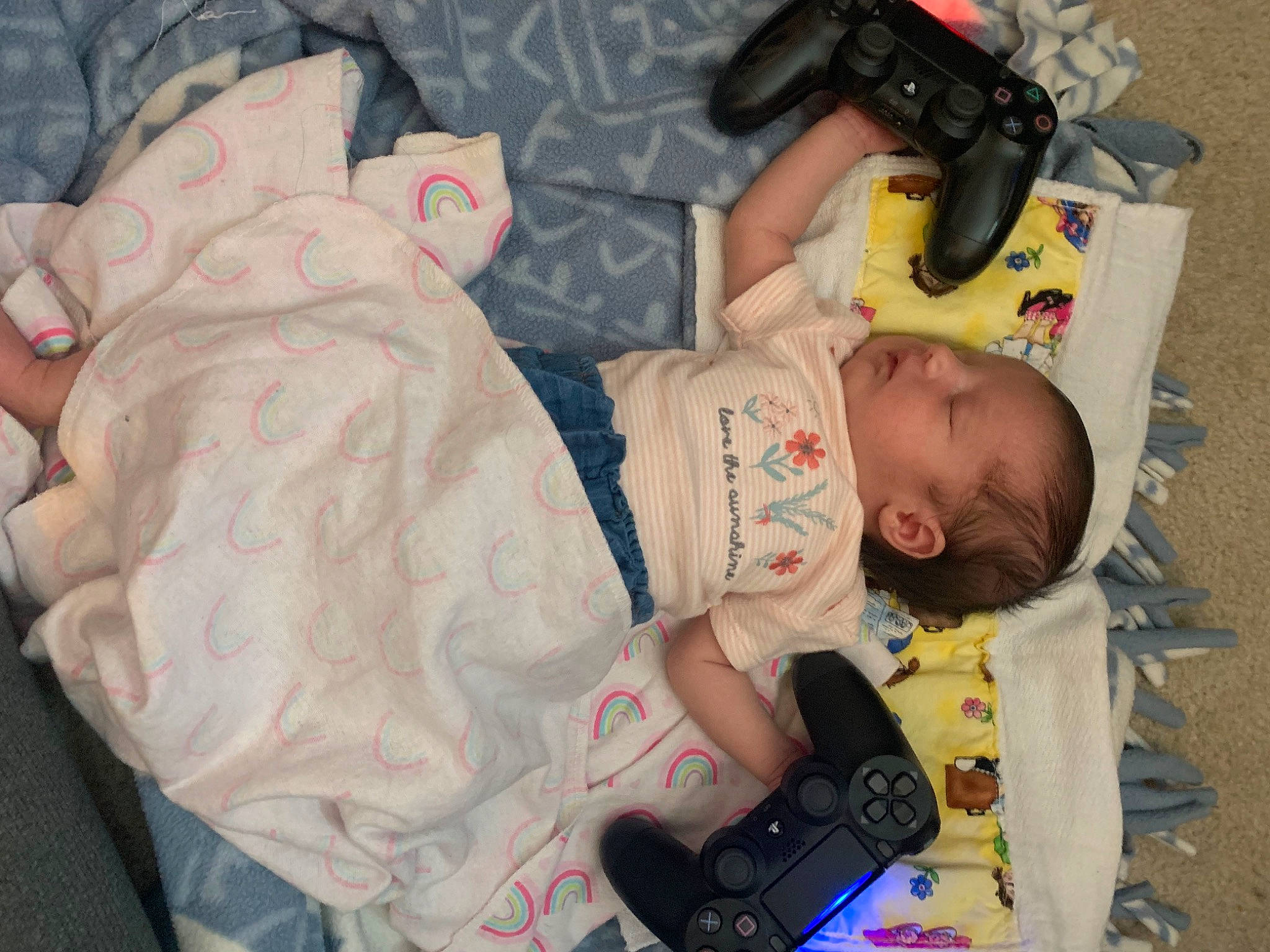 Naylani is registered to the contest to win money with this photo: baby, baby_carriage, baby_products, baby_sleeping, baby_toddler_clothing, baby_toys, cheek, child, comfort, communication_device, mobile_phone, person, play, portable_communications_device, room, sitting, skin, telephone, toddler