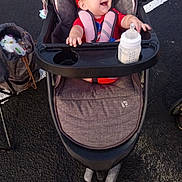 Katie joined the competition — help win amazing prizes! accessories, baby, bag, beverage, cap, clothing, face, footwear, furniture, handbag, hat, head, machine, milk, person, photography, portrait, shoe, stroller, wheel