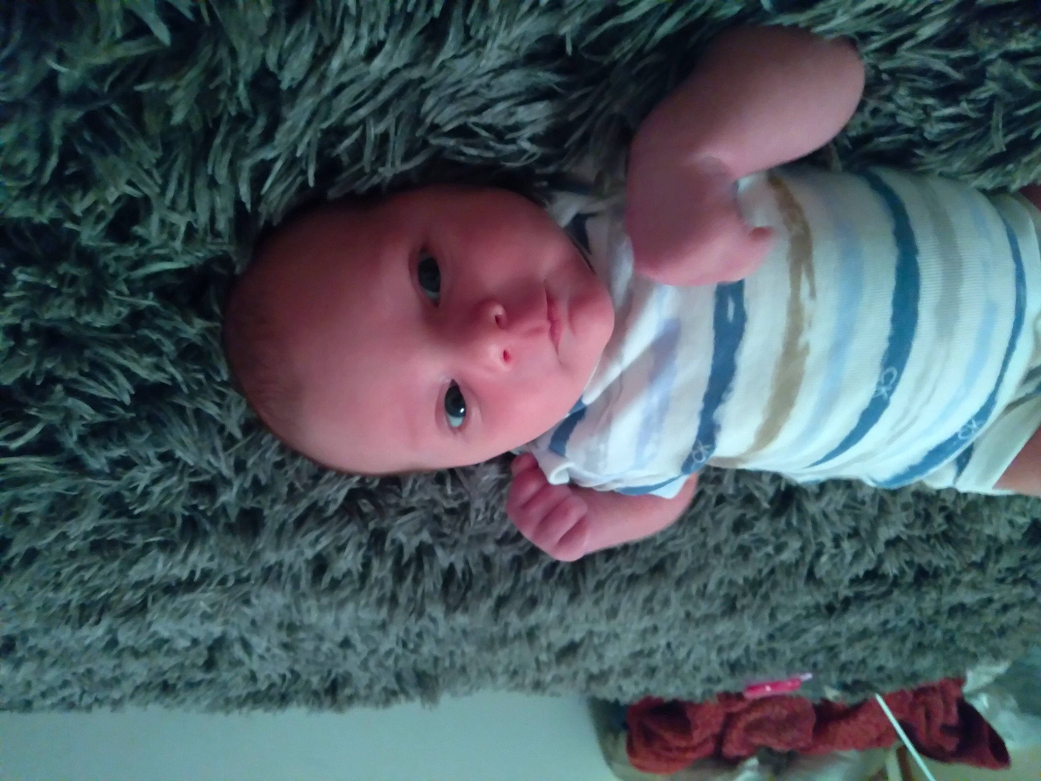 Jaxtyn Anthony is registered to the contest to win money with this photo: baby, baby_toddler_clothing, cheek, child, chin, comfort, eye, eyebrow, grass, head, human_body, iris, lip, mouth, nose, person, skin, sleeve, textile, toddler