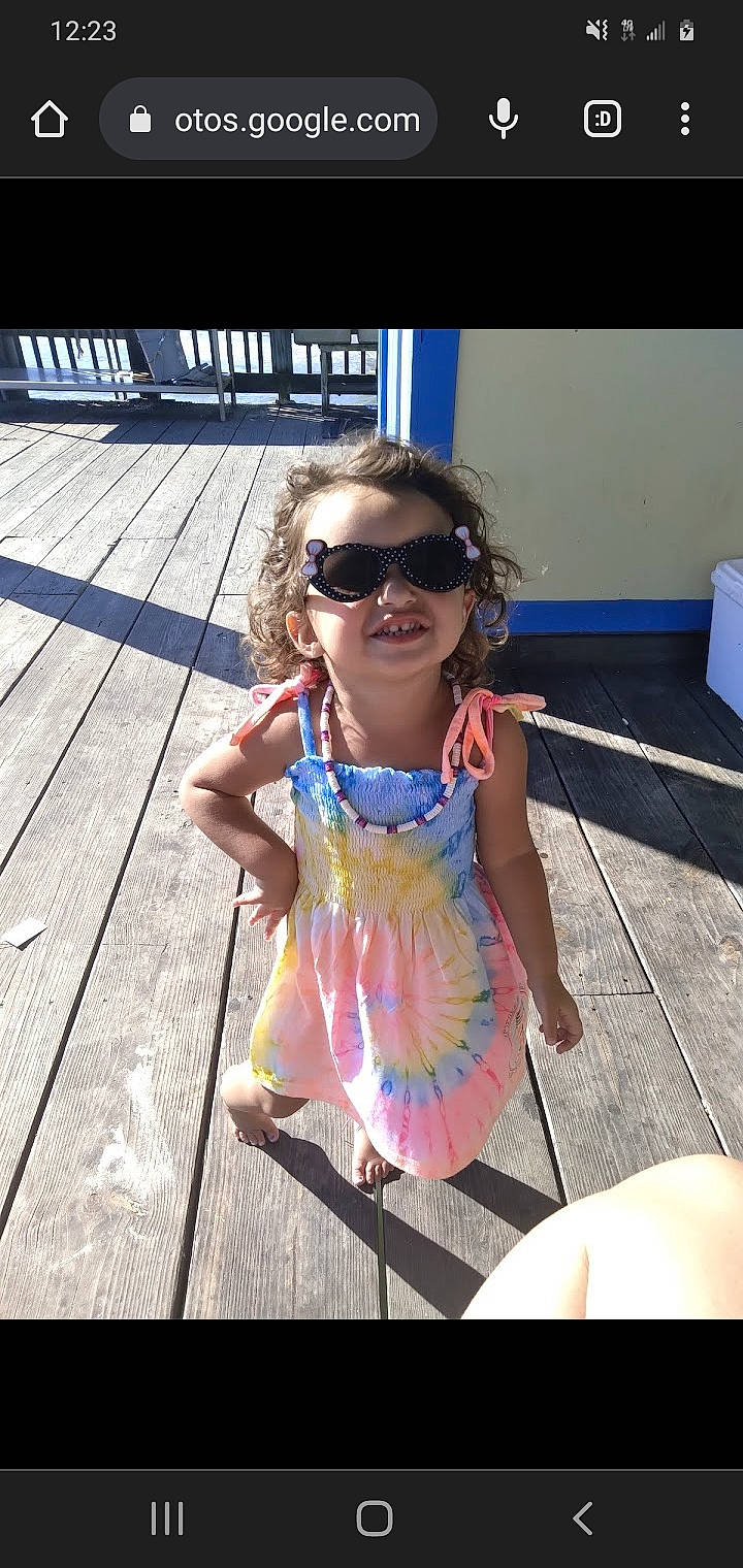 Gracelynn Jane is registered to the contest to win money with this photo: baby_toddler_clothing, child, clothing, cool, electric_blue, eyewear, fun, glasses, goggles, happy, leisure, pattern, person, recreation, sleeveless_shirt, smile, summer, sunglasses, toddler, vision_care