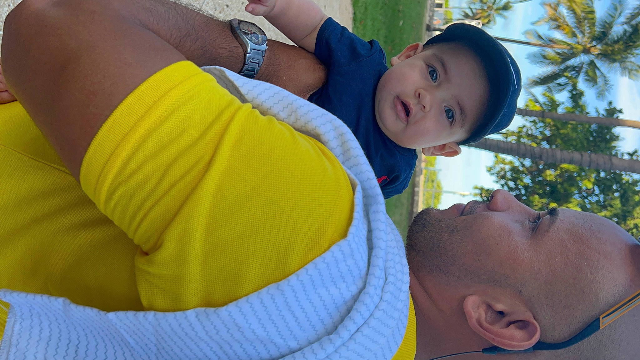 Juan joined the competition — help win amazing prizes! azure, eye, face, fun, gesture, grass, happy, head, headwear, interaction, leisure, muscle, neck, organ, people_in_nature, person, plant, skin, smile, tree