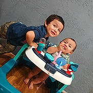 Jonah Gutierrez joined the competition — help win amazing prizes! child, baby, indoor, walker, toy, smiling, happy, floor, wall, play, crawling, feet, clothing, person, infant, cute, young, home, fun, siblings