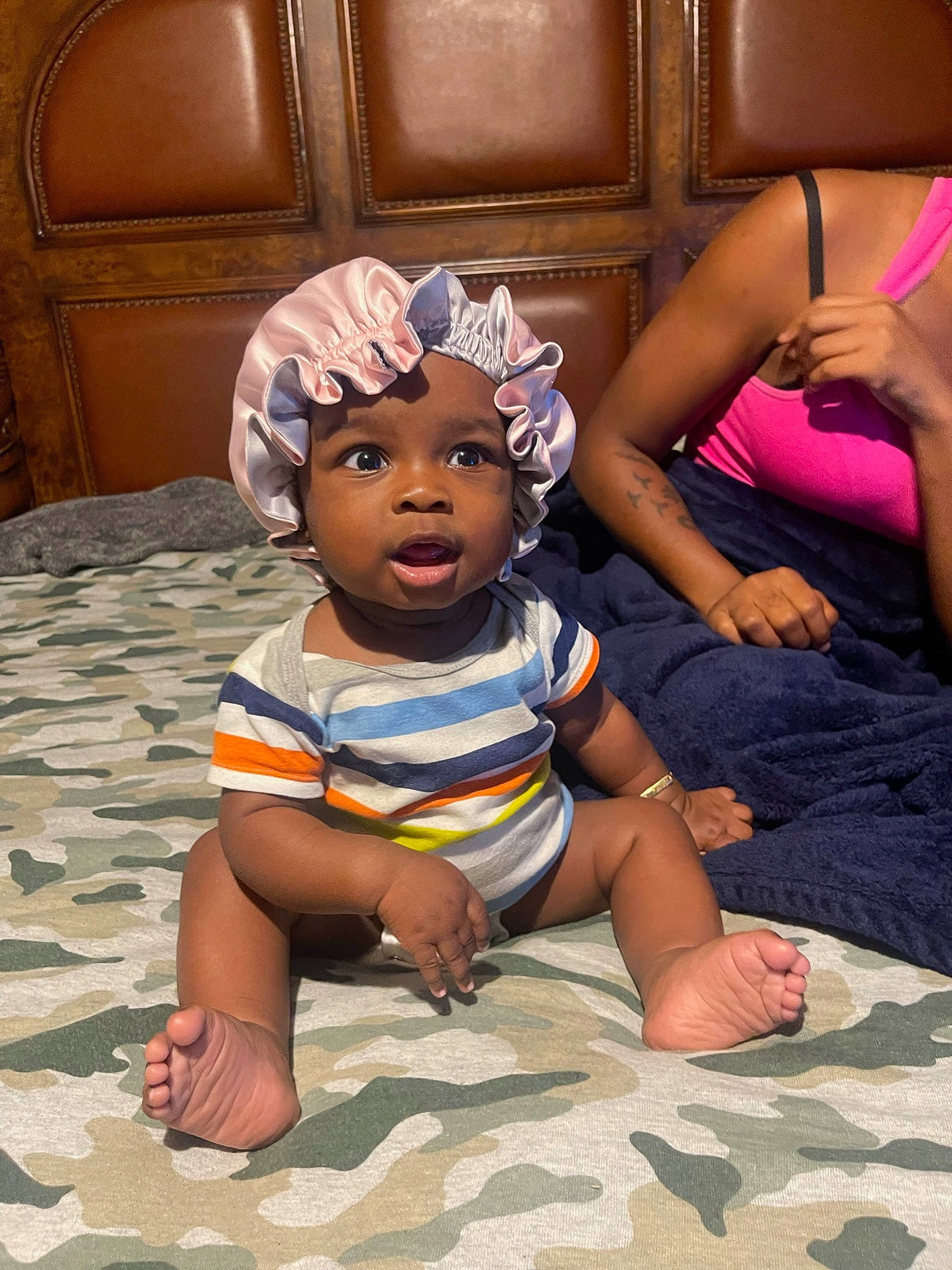 Princess joined the competition — help win amazing prizes! baby, baby_toddler_clothing, child, concrete, fashion_accessory, flash_photography, floor, flooring, foot, fun, happy, headwear, leisure, pattern, person, room, sitting, thigh, toddler, tradition