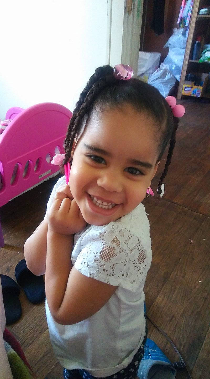 Karissa joined the competition — help win amazing prizes! beauty, black_hair, cheek, child, ear, face, fashion_accessory, forehead, hair, hair_accessory, hairstyle, happy, head, headband, joy, long_hair, nose, person, pink, skin