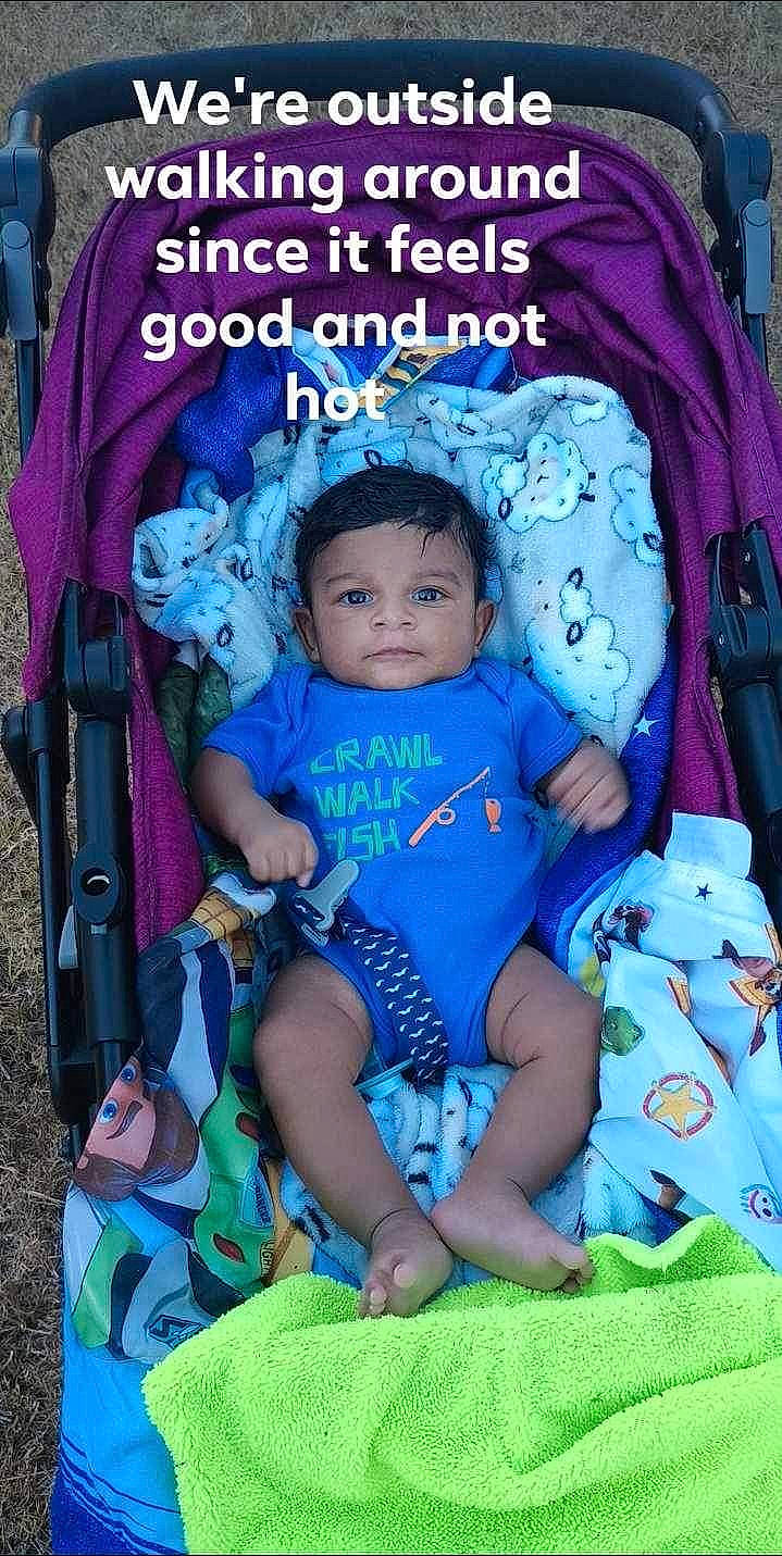 Jedidiah joined the competition — help win amazing prizes! baby, baby_carriage, baby_products, baby_toddler_clothing, beauty, child, electric_blue, event, fun, grass, happy, magenta, pattern, people, person, pink, product, purple, sitting, toddler