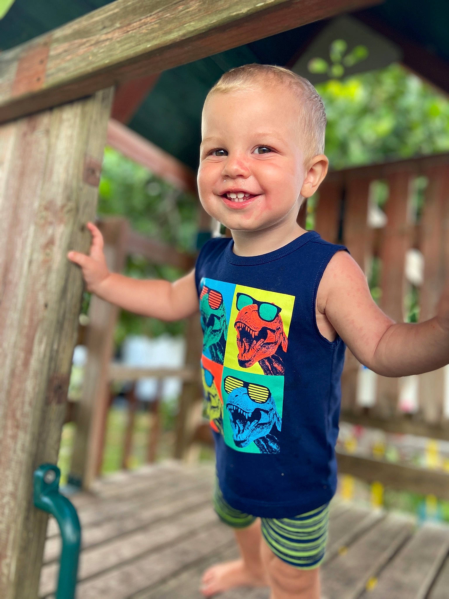 Cade joined the competition — help win amazing prizes! baby, baby_products, baby_toddler_clothing, child, happy, joy, pattern, people, person, photography, play, product, shorts, skin, sleeve, smile, summer, t_shirt, toddler, vacation