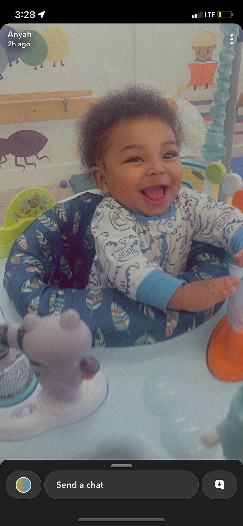 Elijah joined the competition — help win amazing prizes! baby, baby_toddler_clothing, blurred, cheek, child, dishware, facial_expression, fun, hairstyle, happy, mouth, nose, organ, person, pink, product, serveware, skin, sleeve, smile