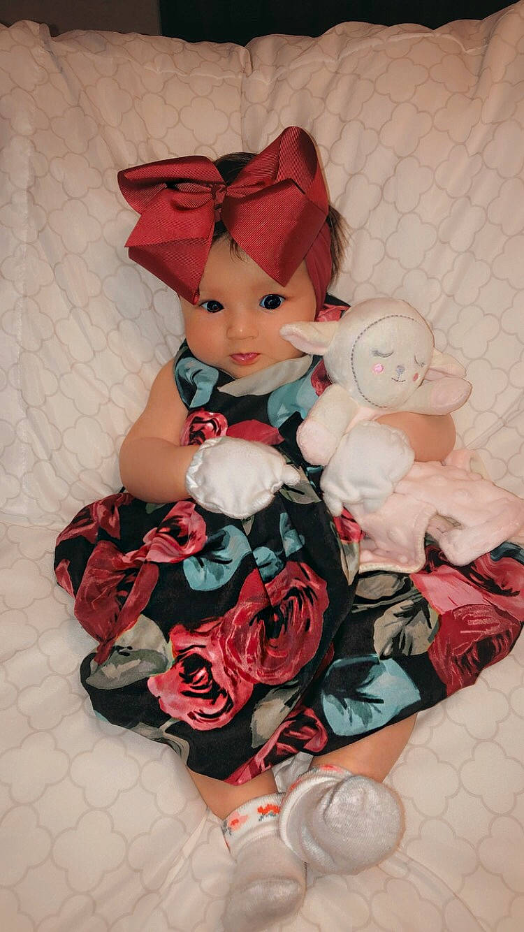 Allison joined the competition — help win amazing prizes! arm, carmine, cut_flowers, doll, dress, fictional_character, flower, happy, headwear, hybrid_tea_rose, pattern, person, petal, pink, plant, red, rose, rose_family, rose_order, sitting