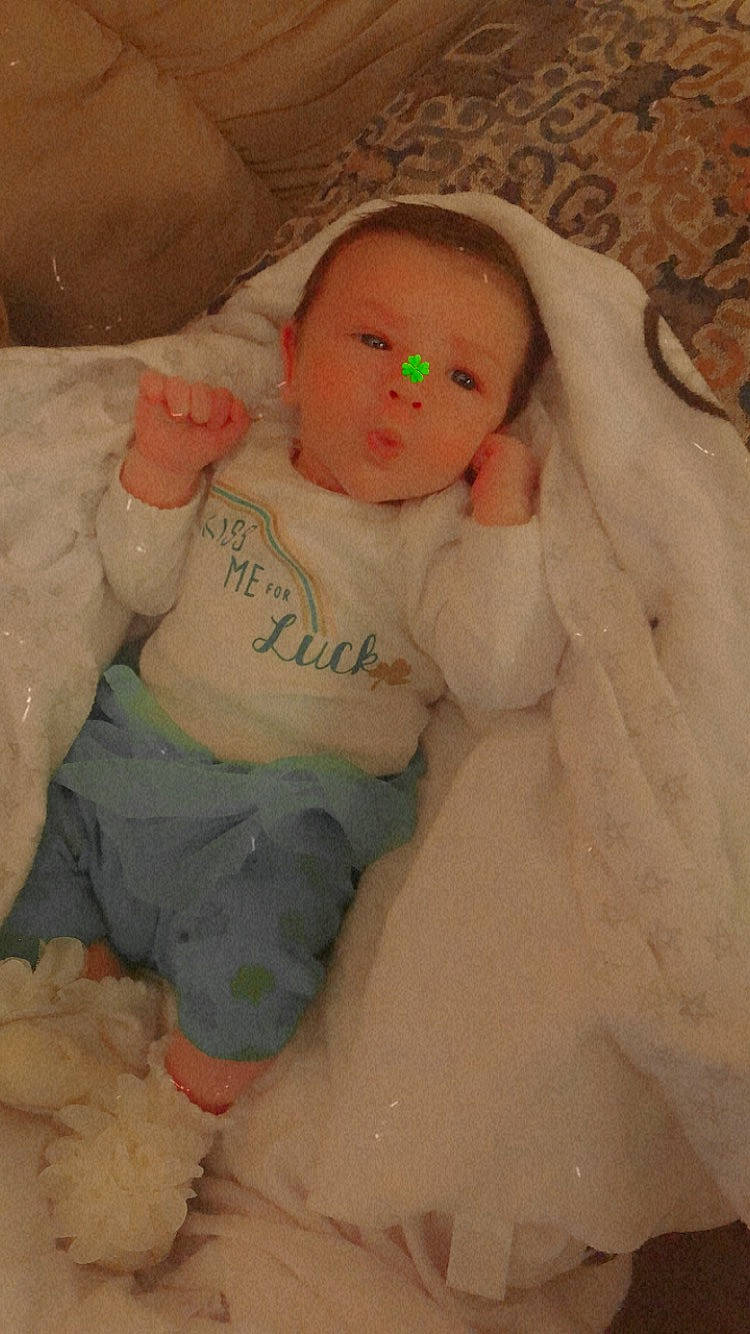 Allison joined the competition — help win amazing prizes! baby, baby_products, baby_sleeping, baby_toddler_clothing, bedding, cheek, child, comfort, fun, fur, linens, mouth, nose, peach, person, room, sitting, skin, sleeve, toddler