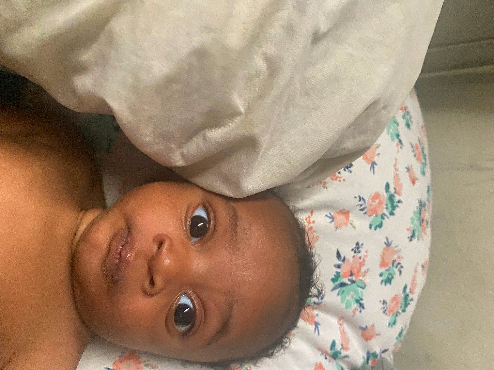 La'Rico is registered to the contest to win money with this photo: abdomen, baby, baby_products, baby_toddler_clothing, cheek, chest, child, comfort, eyelash, happy, linens, nose, person, room, skin, smile, toddler