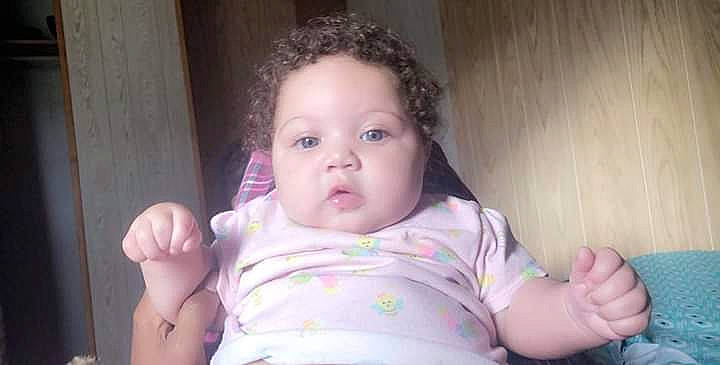 Kailynn joined the competition — help win amazing prizes! baby, cheek, child, chin, ear, eye, face, finger, gesture, hand, iris, lip, mouth, nose, person, skin, smile, thumb, toddler