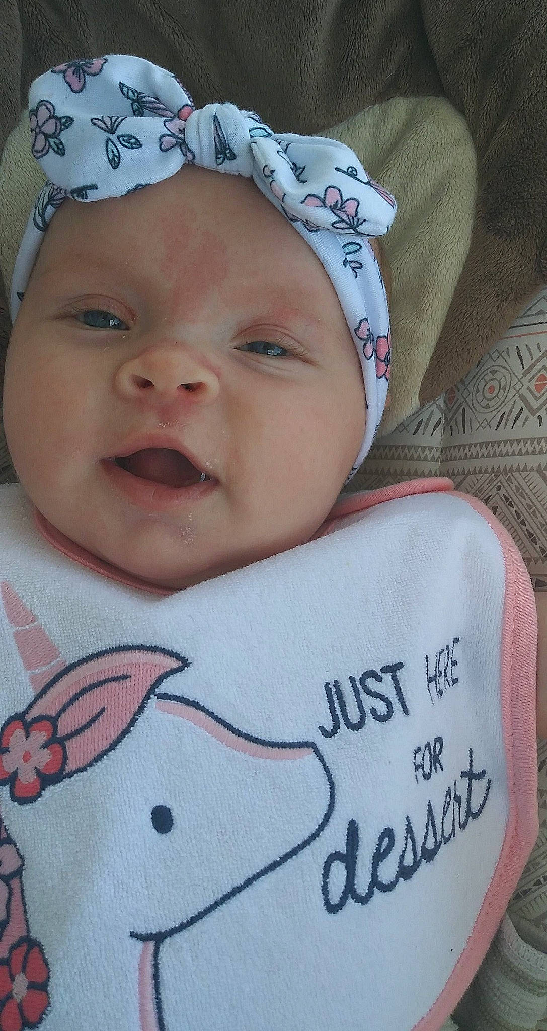 Brylynn joined the competition — help win amazing prizes! baby, baby_toddler_clothing, cheek, child, cool, face, facial_expression, forehead, happy, head, headgear, headwear, lip, nose, person, pink, skin, sleeve, smile, toddler