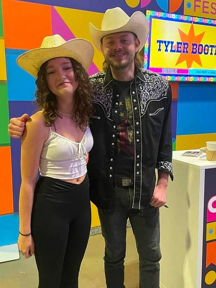 Olivia joined the competition — help win amazing prizes! beard, belt, community, costume_hat, cowboy_hat, event, eyewear, fashion_accessory, fashion_design, fedora, fun, hat, headgear, headwear, joy, person, smile, snapshot, spandex, sun_hat