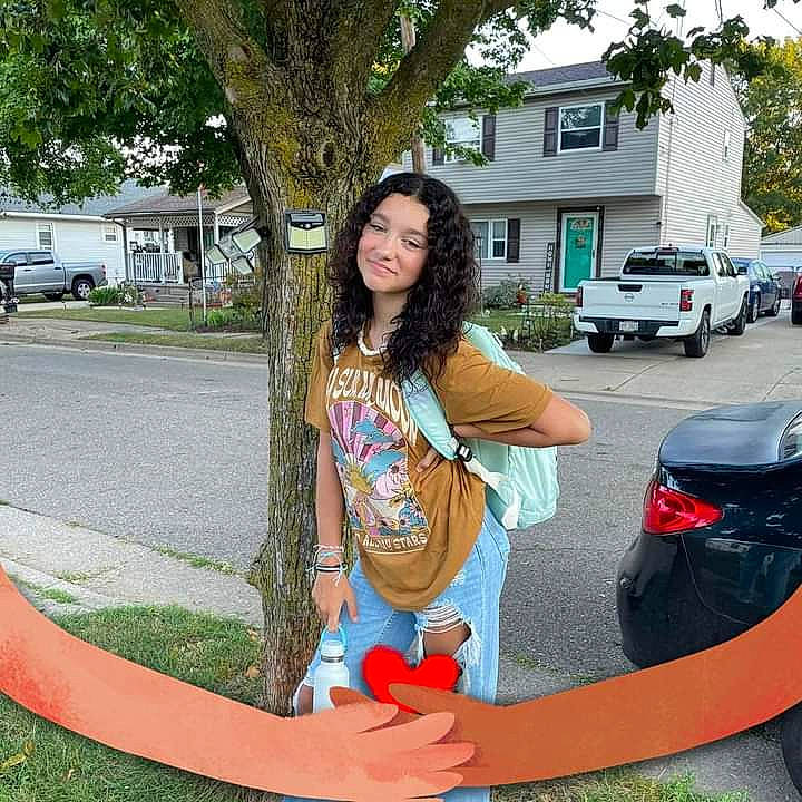 Olivia joined the competition — help win amazing prizes! asphalt, automotive_lighting, automotive_tire, car, grass, happy, joy, land_vehicle, leisure, motor_vehicle, person, plant, public_space, recreation, summer, thigh, tire, tree, vehicle, vehicle_door