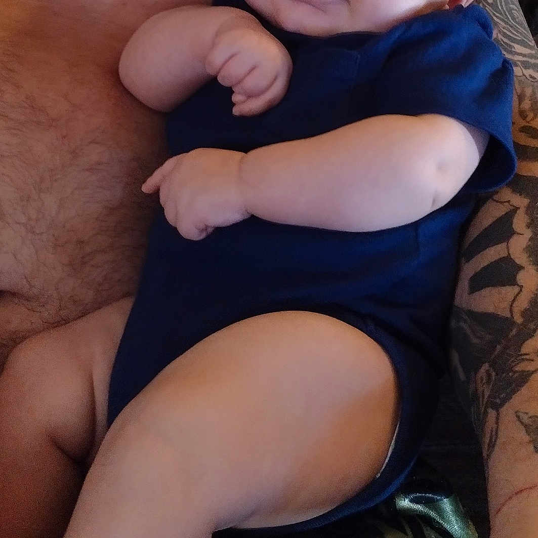 Branston joined the competition — help win amazing prizes! arm, baby, bodypart, chair, clothing, couch, cushion, face, finger, furniture, hand, head, homedecor, newborn, person, photography, portrait, shorts, skin, tattoo