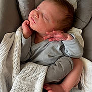 Lucas joined the competition — help win amazing prizes! baby, newborn, sleeping, blanket, clothing, cushion, face, foot, hand, infant, indoors, person, portrait, resting, soft, cute, peaceful, babywear, newbornclothes, cozy