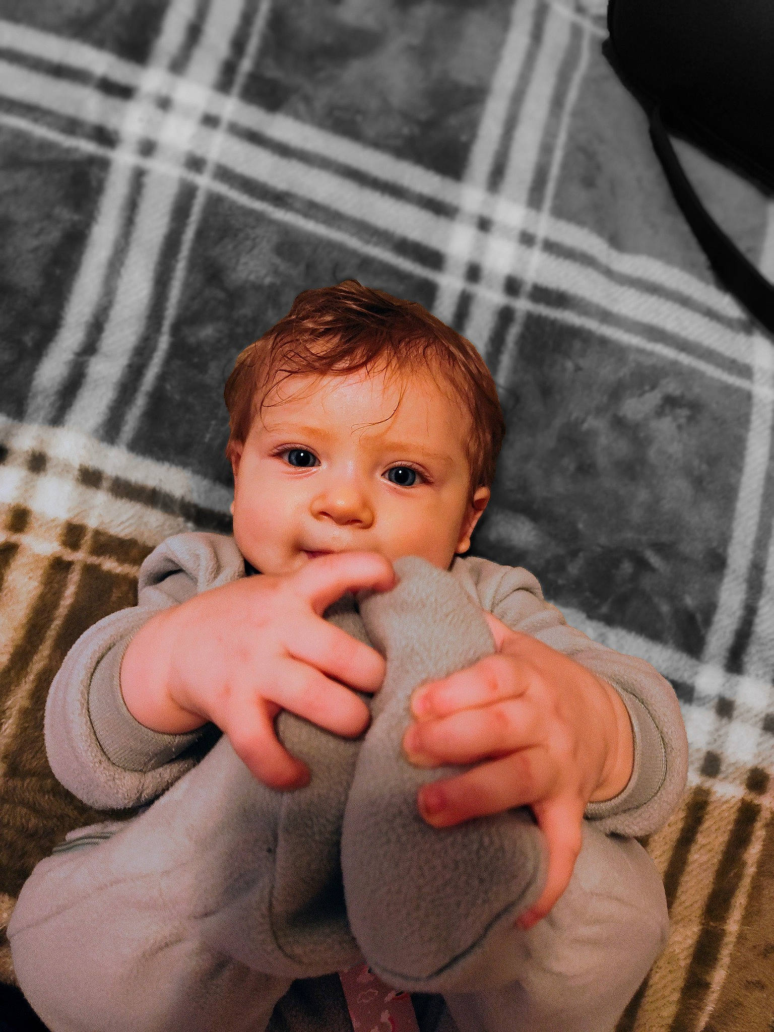 Eliana joined the competition — help win amazing prizes! baby, baby_toddler_clothing, barefoot, bathing, cheek, child, finger, flash_photography, foot, fun, gesture, hand, happy, joint, lip, nail, person, sitting, skin, thumb