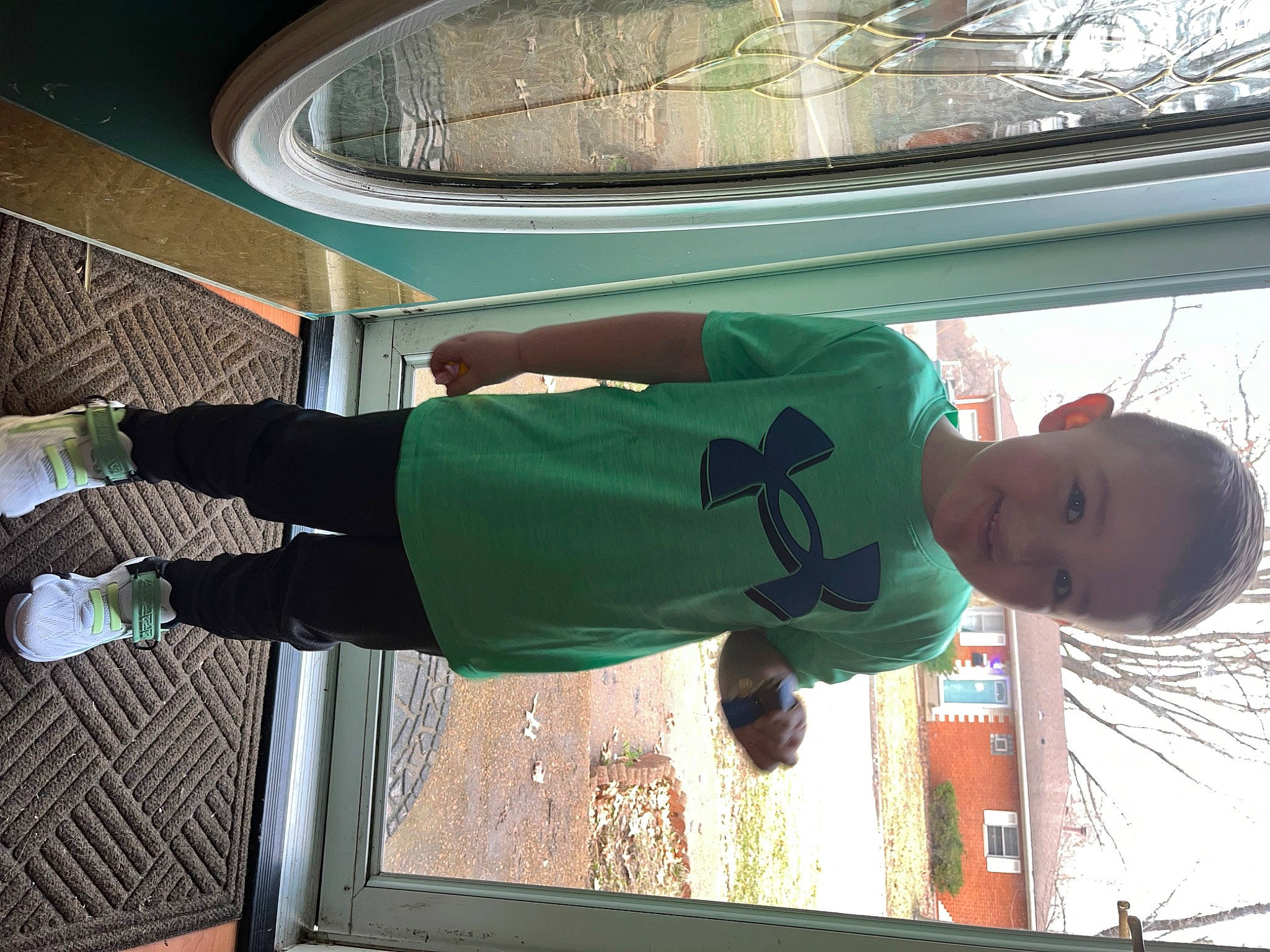 Mason joined the competition — help win amazing prizes! elbow, fun, glass, happy, hat, human_leg, joy, knee, leisure, person, recreation, sky, sleeve, smile, sportswear, stairs, t_shirt, thigh, walking_shoe, world