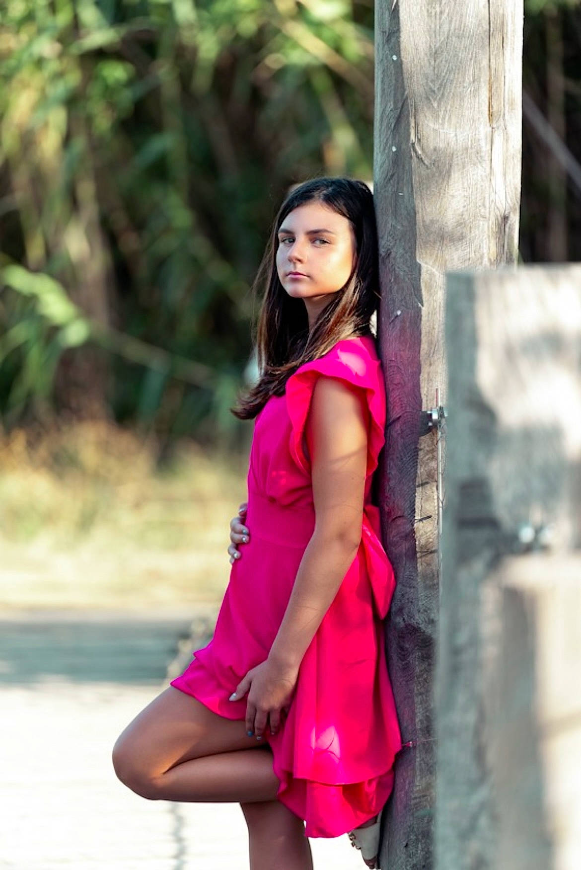 Anghjulina a rejoint le concours — aidez-le/la à gagner de superbes lots ! black_hair, day_dress, dress, fashion_design, fashion_model, flash_photography, formal_wear, happy, jewellery, knee, lip, magenta, necklace, one_piece_garment, person, pink, purple, sleeve, thigh, trunk