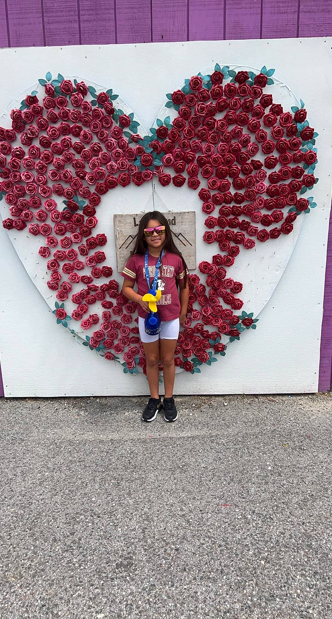 Ava joined the competition — help win amazing prizes! advertising, asphalt, carmine, coquelicot, electric_blue, event, floral_design, font, fun, happy, human_leg, joy, magenta, pattern, person, pink, red, sandal, smile, symmetry