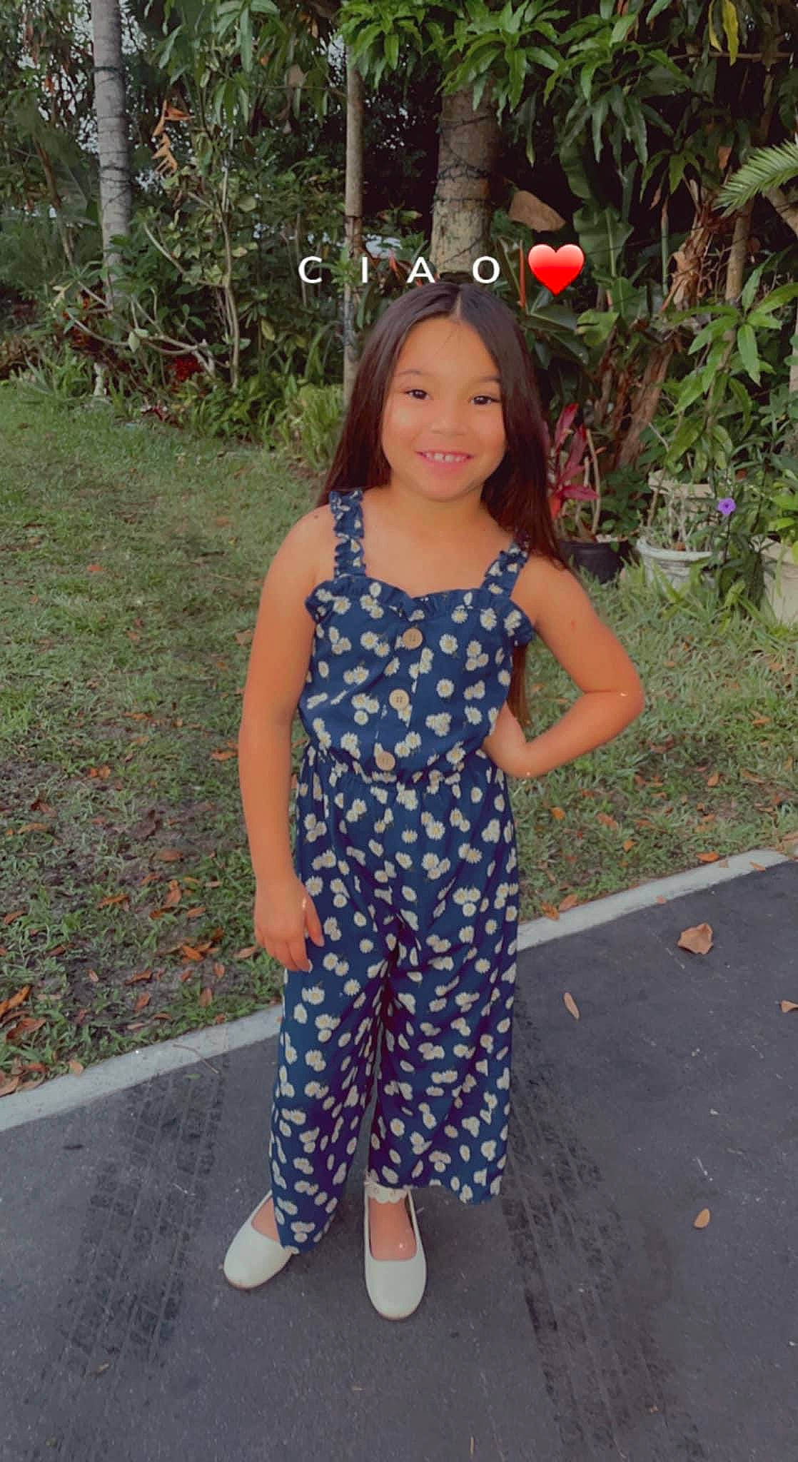 Ava joined the competition — help win amazing prizes! baby_toddler_clothing, clothing, cool, dress, electric_blue, facial_expression, fun, grass, hairstyle, happy, human_body, joy, leaf, pattern, person, plant, sleeve, smile, t_shirt, toddler