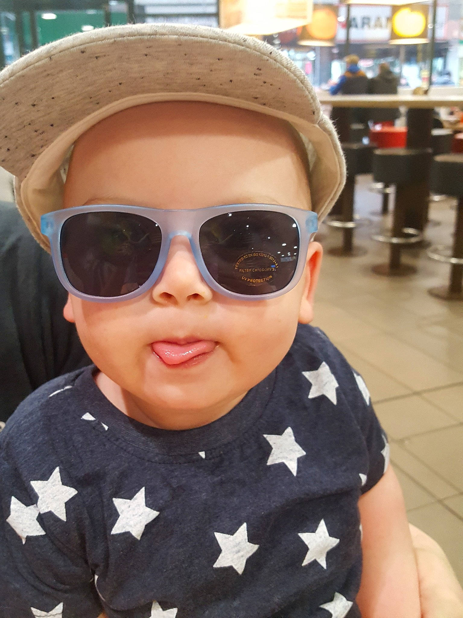 Anthony joined the competition — help win amazing prizes! child, cool, eyewear, face, fun, glasses, goggles, hat, head, headgear, lip, male, person, personal_protective_equipment, selfie, summer, sun_hat, sunglasses, toddler, vacation