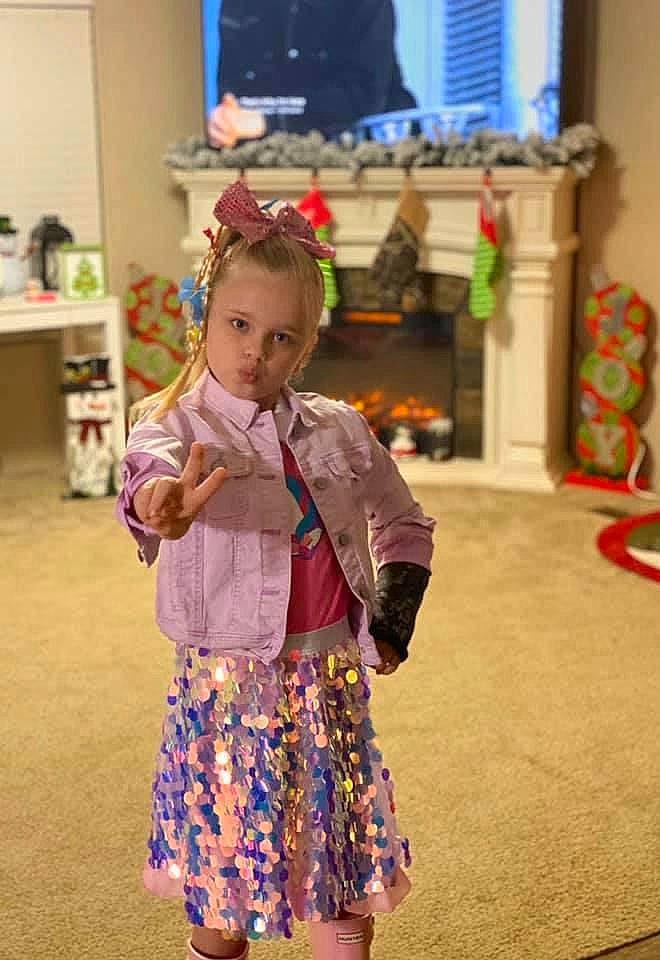 Addison joined the competition — help win amazing prizes! child, costume, person, toddler