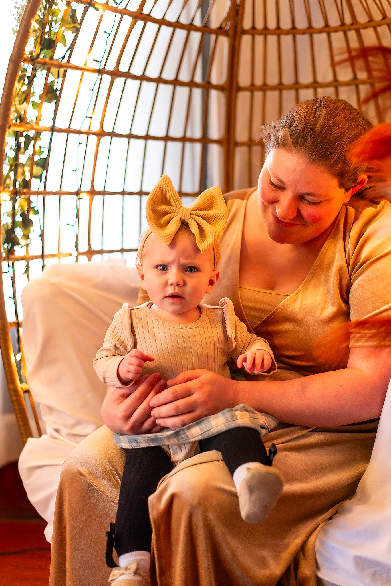 Jolena is registered to the contest to win money with this photo: baby, beauty, chair, child, comfort, event, fun, happy, jewellery, joy, lap, leisure, organ, peach, people, person, room, sitting, skin, toddler