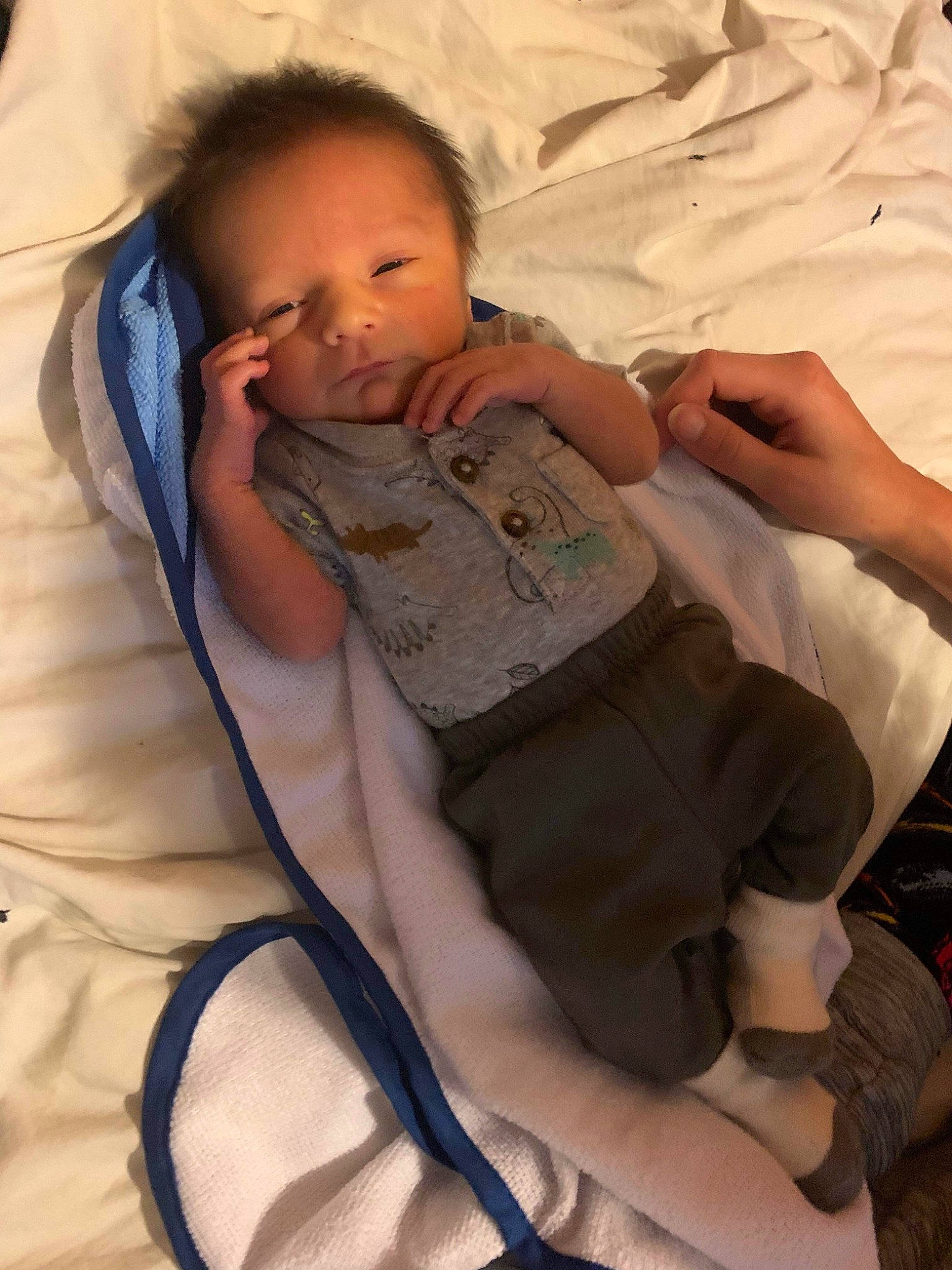 Cullen joined the competition — help win amazing prizes! baby, baby_products, baby_sleeping, baby_toddler_clothing, cheek, comfort, elbow, face, finger, human_body, human_leg, joint, knee, linens, mouth, nose, person, skin, thigh, thumb