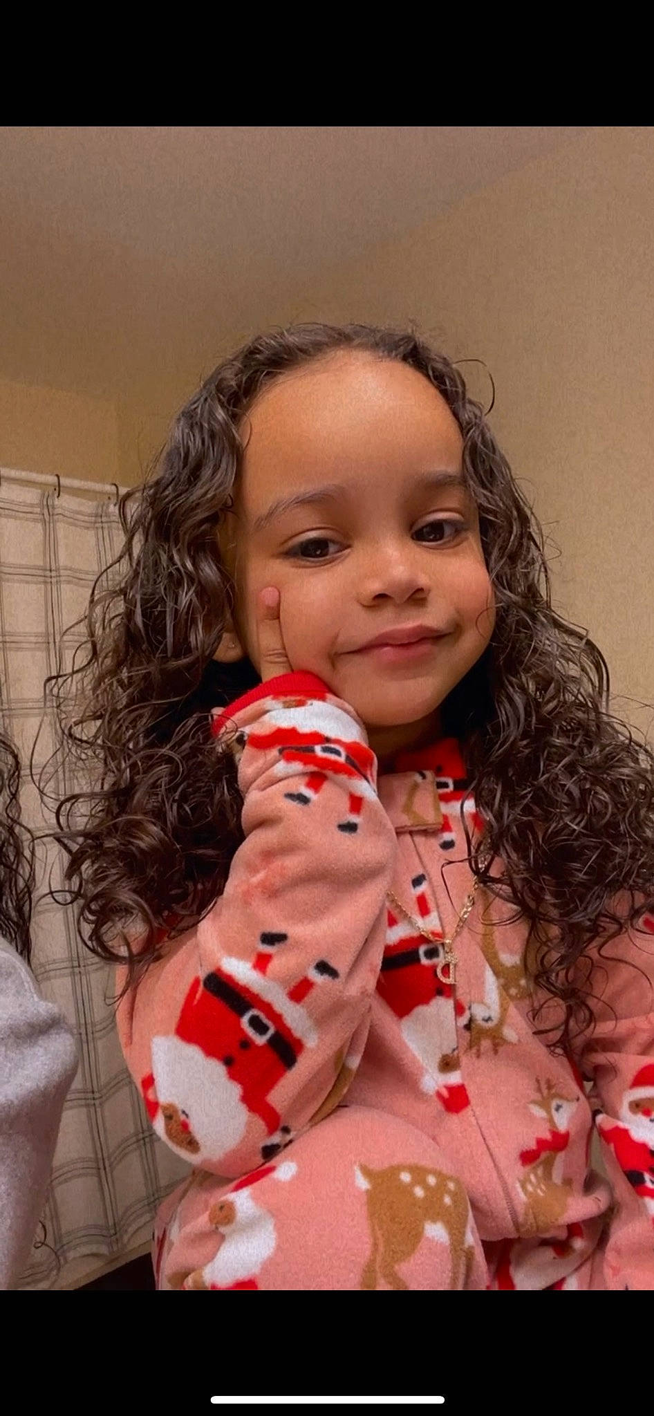 Delilah joined the competition — help win amazing prizes! brown_hair, cheek, child, eyelash, face, fashion_accessory, fashion_design, fun, happy, head, human_body, jewellery, joy, lip, neck, pattern, person, scarf, skin, smile