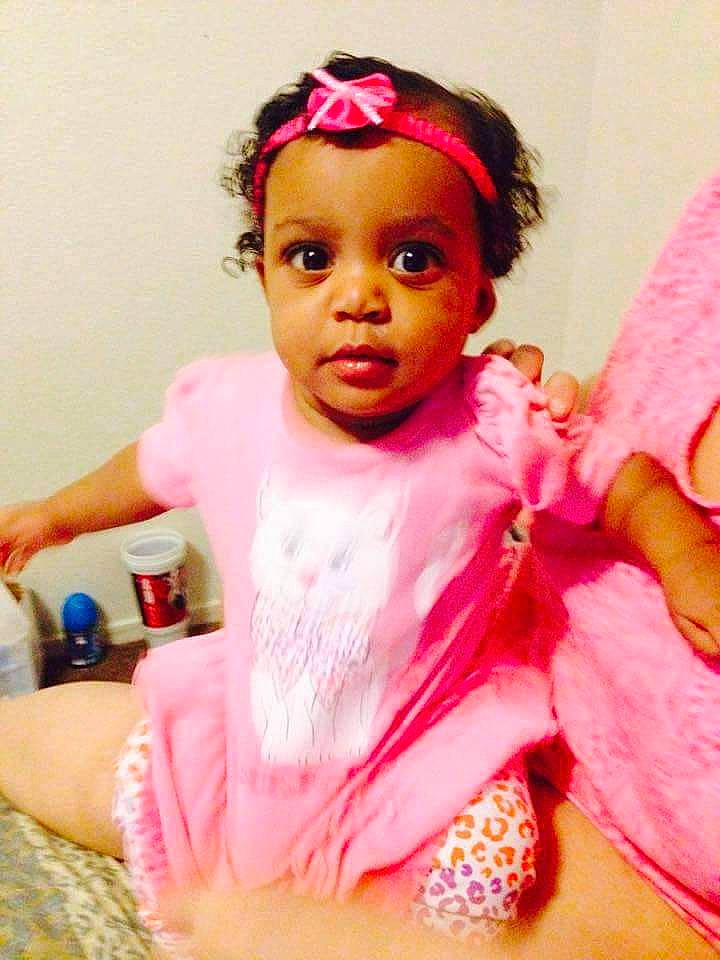 Jazelle joined the competition — help win amazing prizes! baby, cheek, child, hair_accessory, headband, headpiece, person, pink, toddler