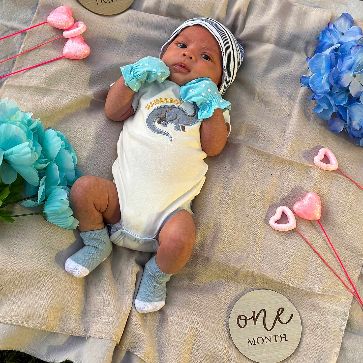 Jerrick joined the competition — help win amazing prizes! accessories, baby, blanket, bonnet, clothing, cushion, face, flower, glove, hat, head, homedecor, hosiery, newborn, person, petal, photography, plant, portrait, sock