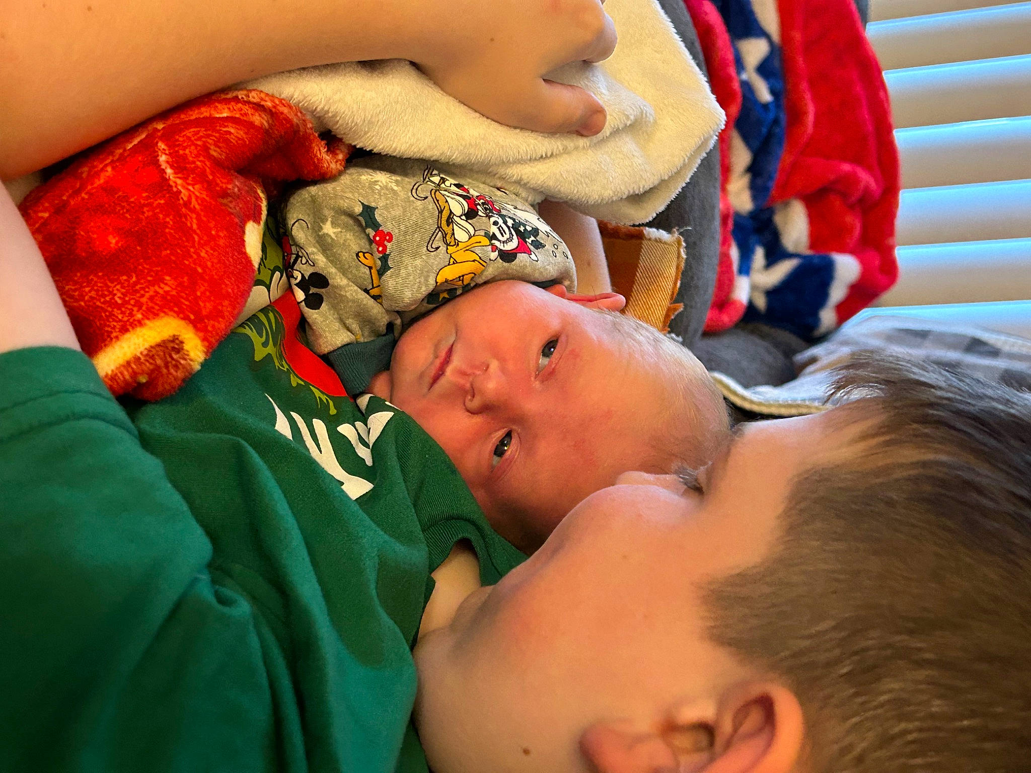 Nicole joined the competition — help win amazing prizes! baby, cap, child, comfort, elbow, event, finger, fun, gesture, happy, hat, joint, mouth, neck, orange, person, red, skin, toddler, tradition